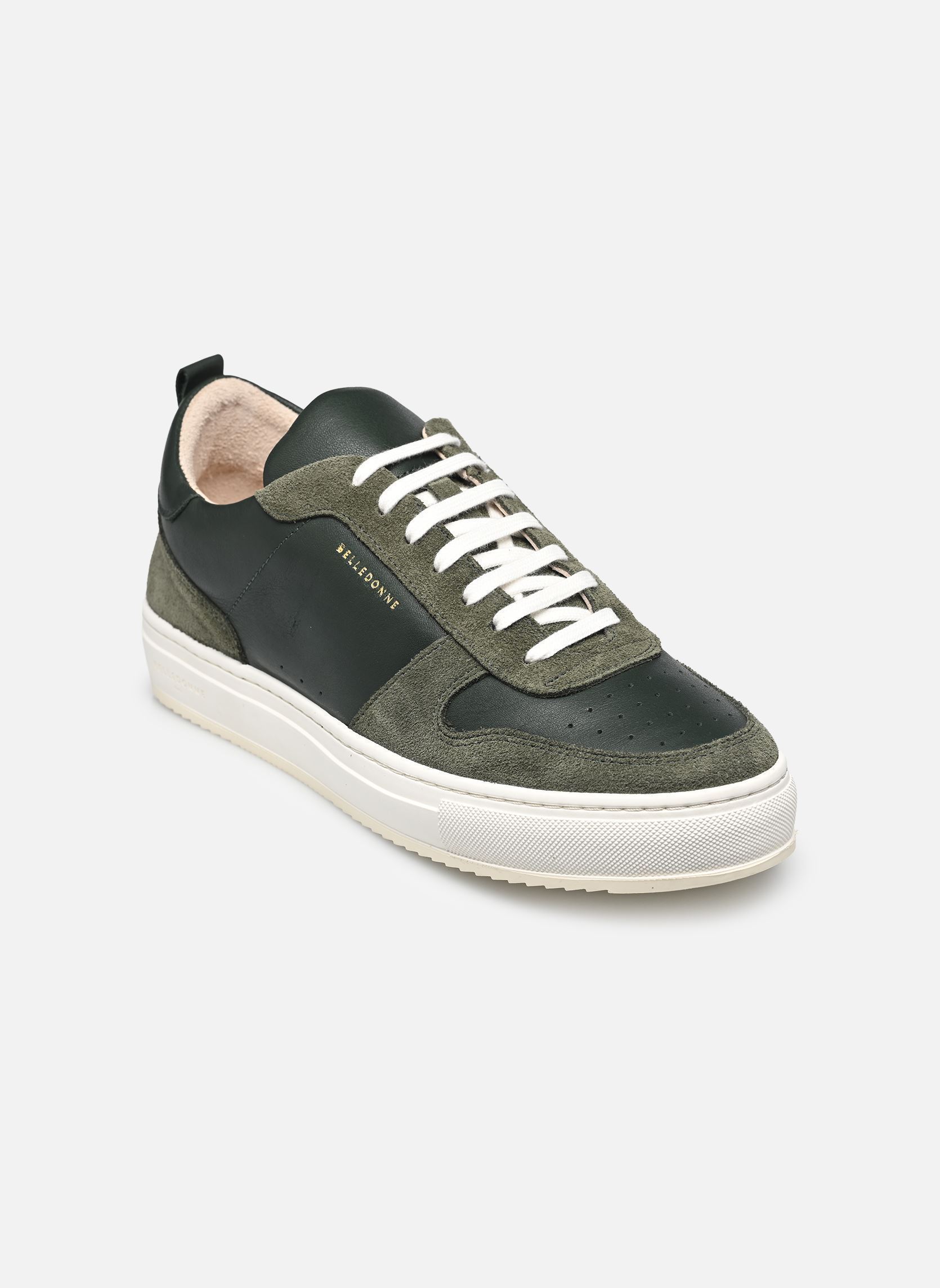 Baskets B0 M homme vert Belledonne Paris Baskets B0 M homme vert Pandan
