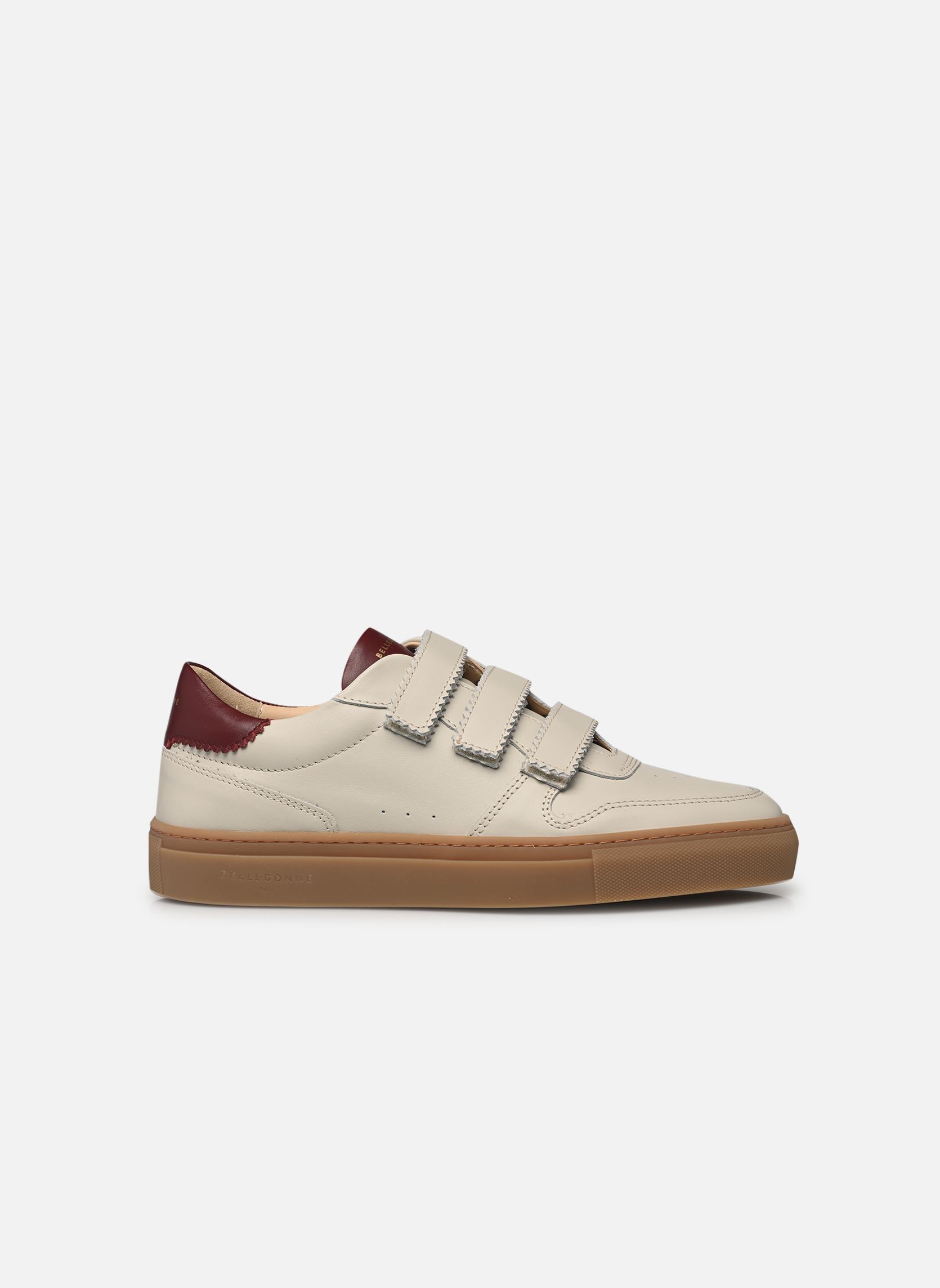 Sneakers B0 Velcro dames beige Belledonne Paris Sneakers B0 Velcro dames beige Velcro - Beige Cerise
