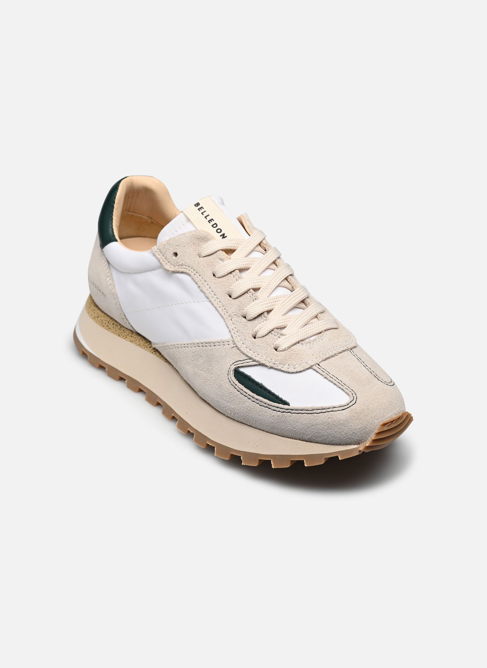 Sneaker B6 W damen weiß Belledonne Paris Sneaker B6 W damen weiß white / green