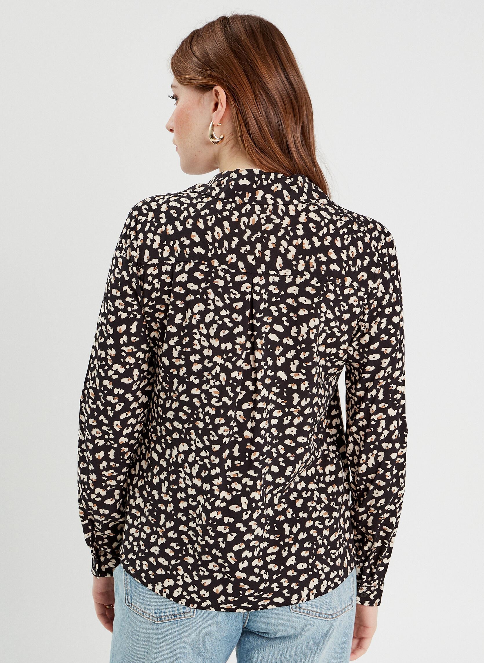 Camicie a maniche lunghe Chemleopar donna nero Cache Cache Camicie a maniche lunghe Chemleopar donna nero ANI-CHEMLEO-BL