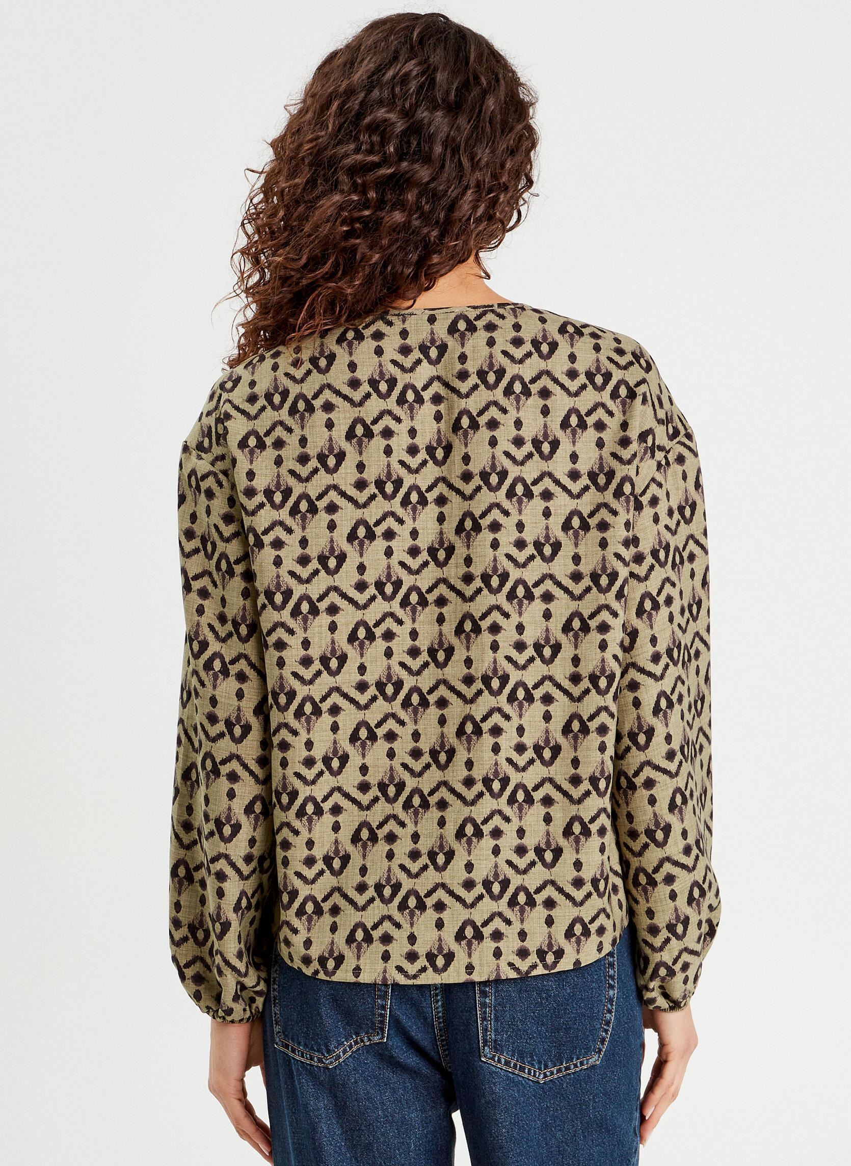 Blouses manches longues Blougeokat femme vert Cache Cache Blouses manches longues Blougeokat femme vert ETH-KATGEO-G