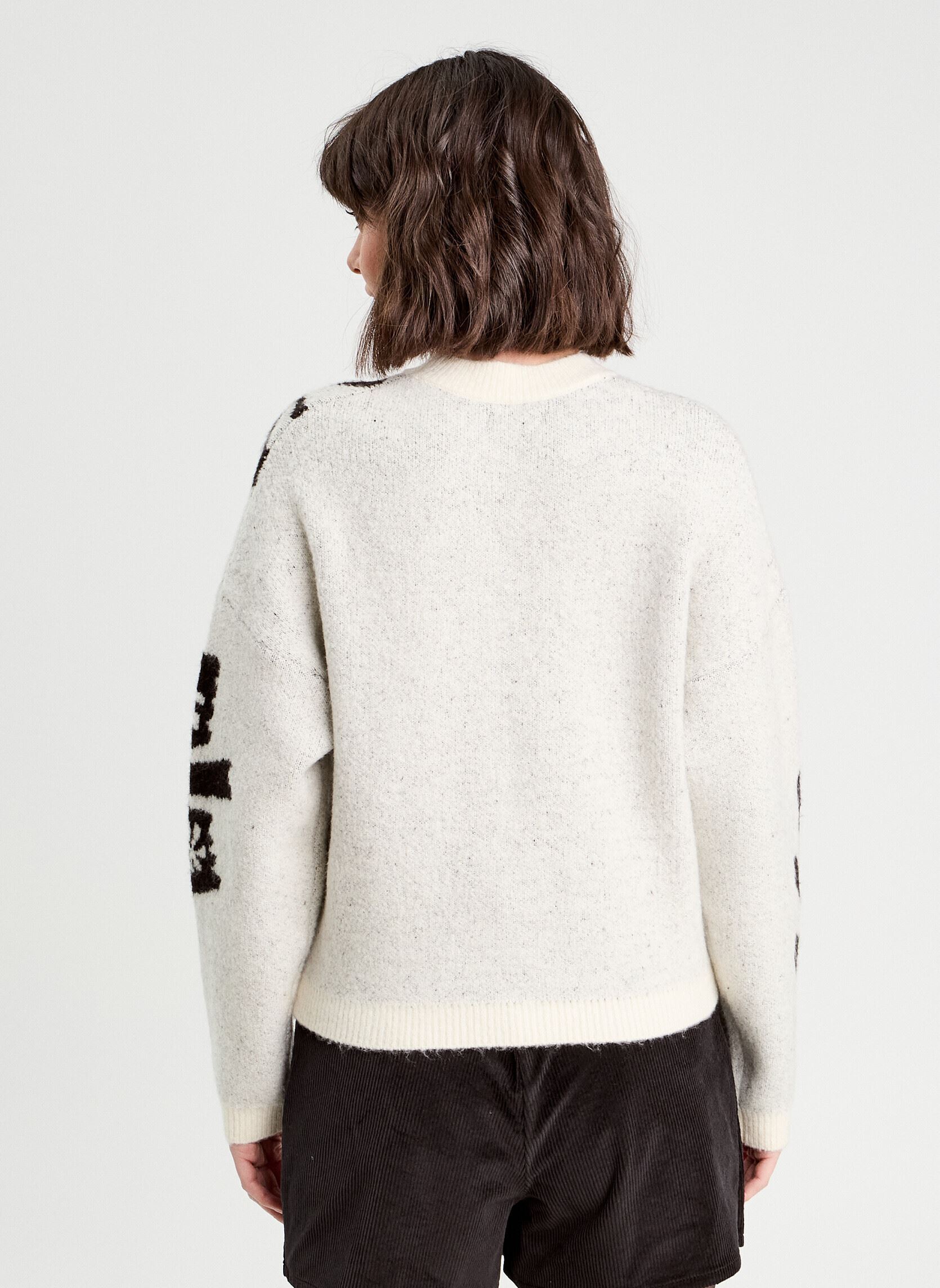 Pullover Puljacop damen weiß Cache Cache Pullover Puljacop damen weiß CLOUD DANCER