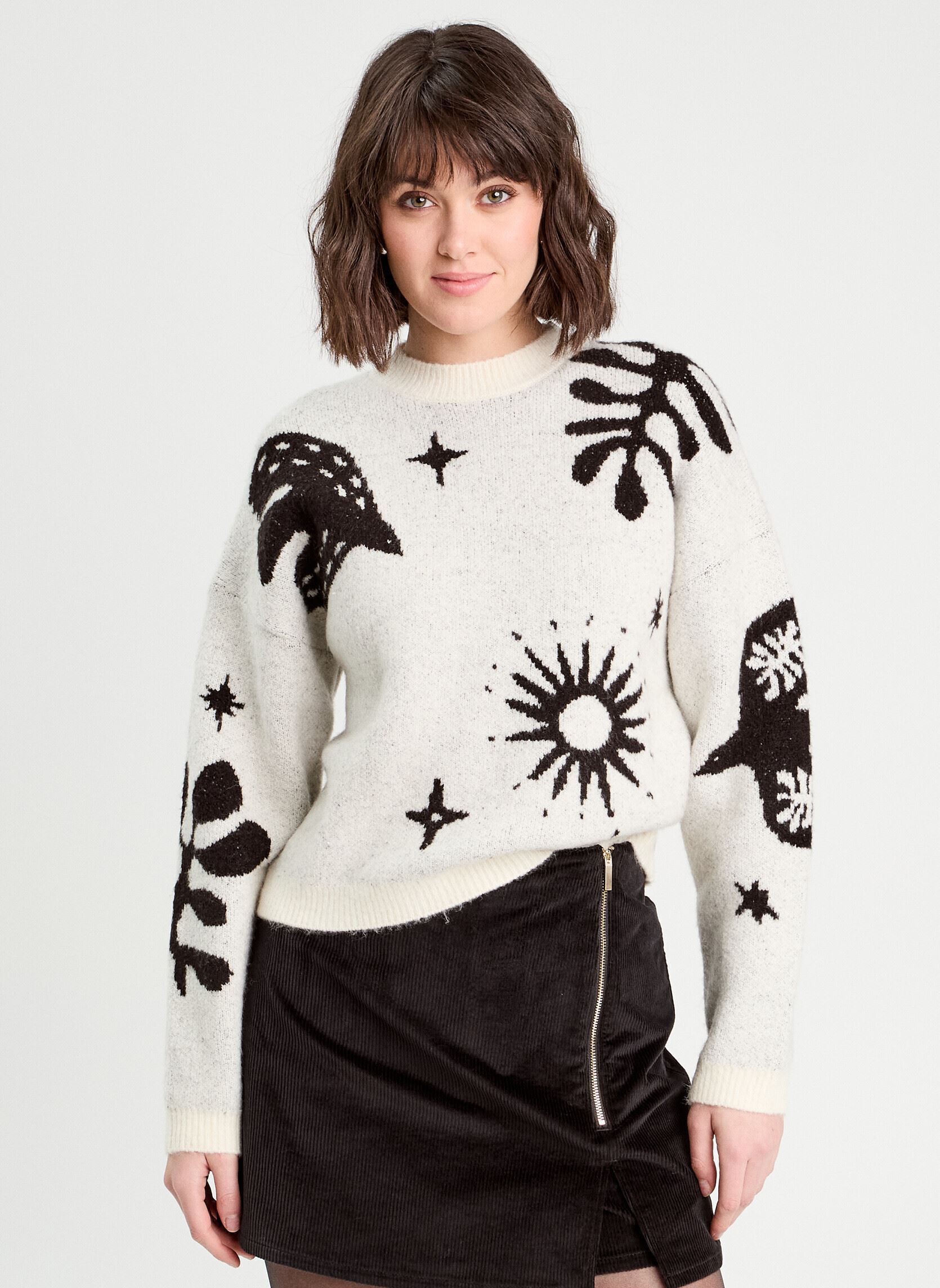 Pullover Puljacop damen weiß Cache Cache Pullover Puljacop damen weiß CLOUD DANCER