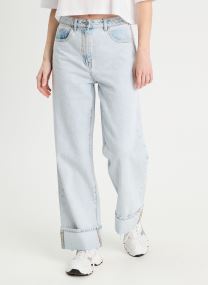 Wijde jeans / Flared Jeans Istano-Turn dames blauw