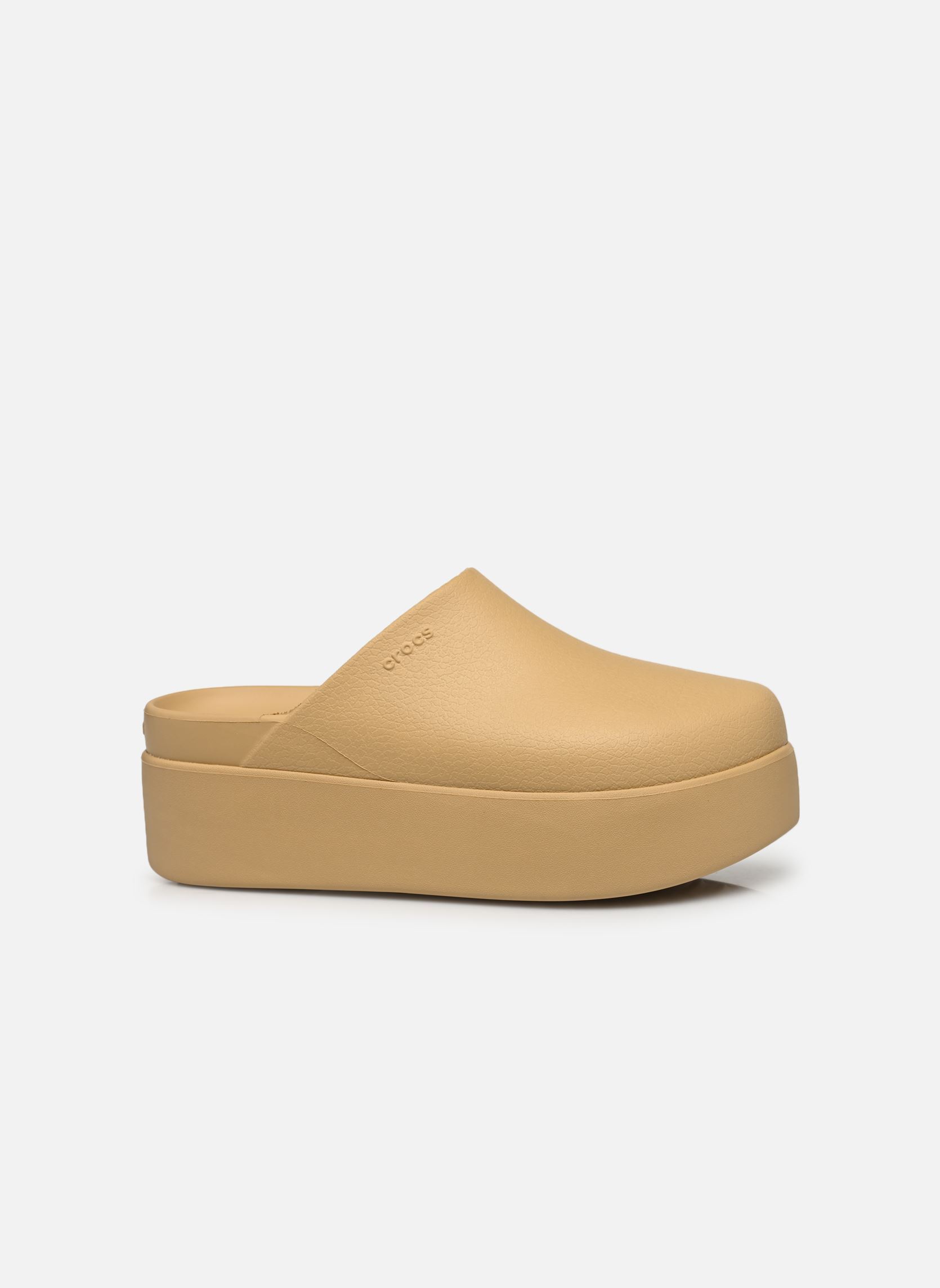 Pantoletten und Clogs Dylan Platform Clog damen beige Crocs Pantoletten und Clogs Dylan Platform Clog damen beige Wheat