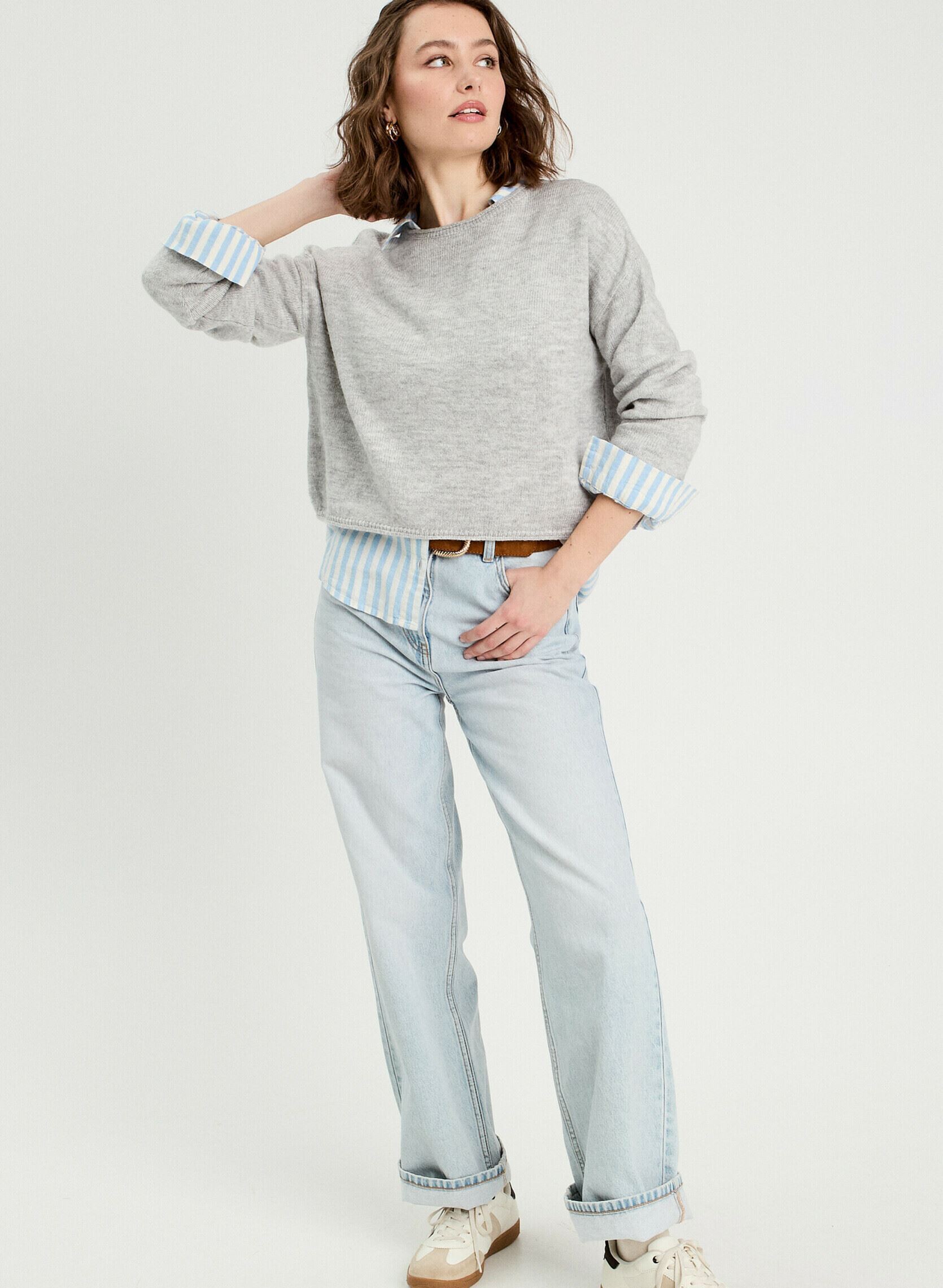 Langarm-Hemden Chebasiline damen blau Cache Cache Langarm-Hemden Chebasiline damen blau RAY-LINA-B