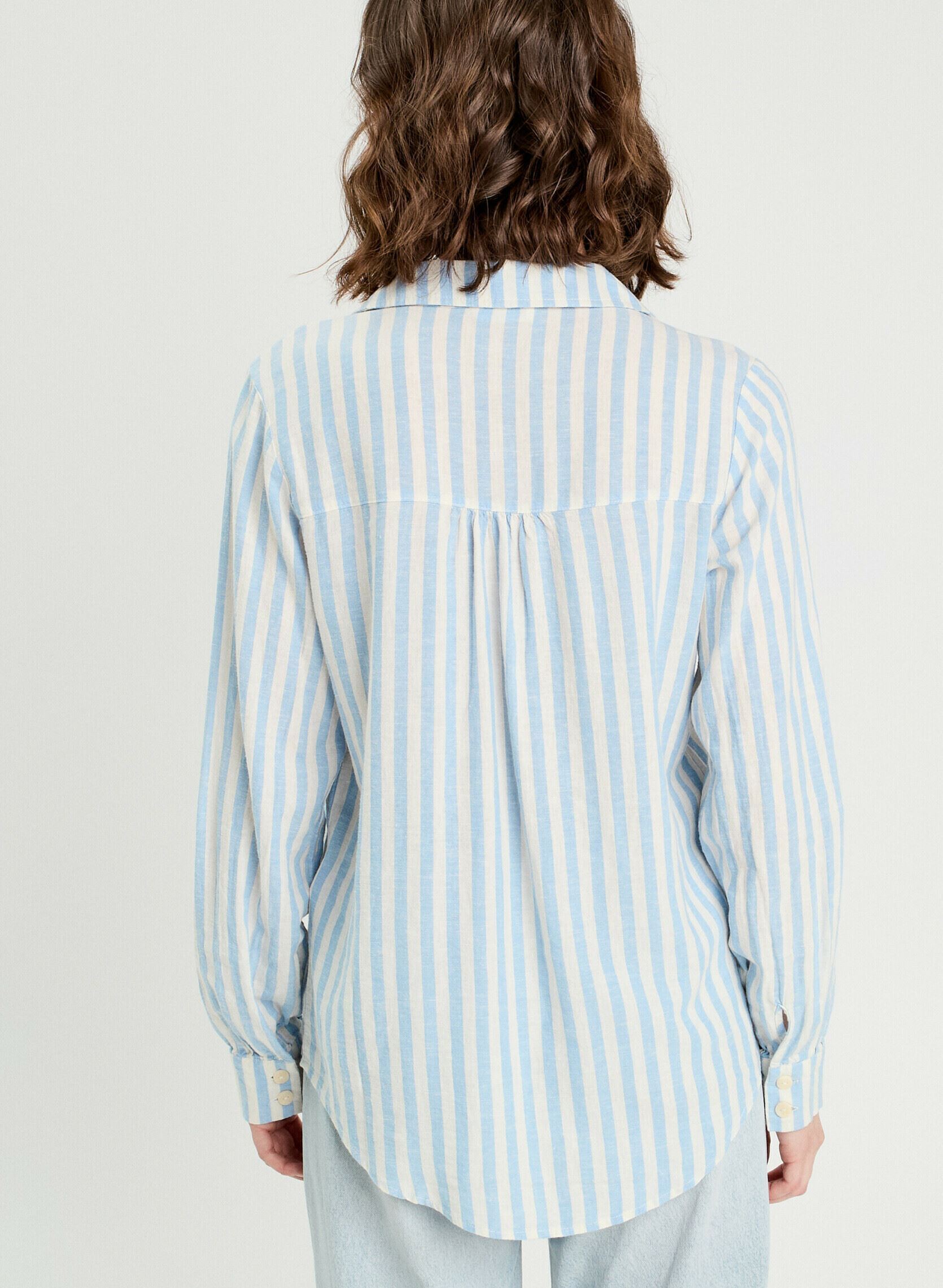 Langarm-Hemden Chebasiline damen blau Cache Cache Langarm-Hemden Chebasiline damen blau RAY-LINA-B