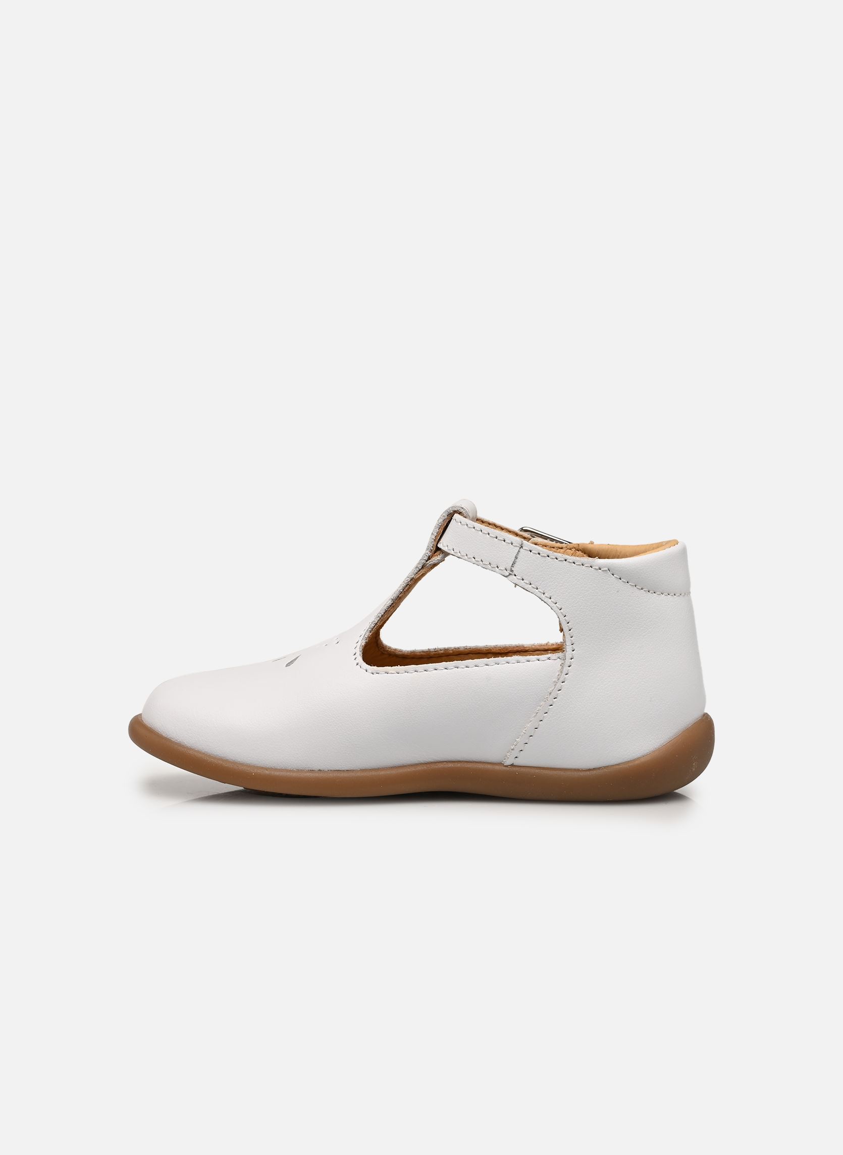 Ballerina's STAND-UP SALOME meisjes wit Pom d Api Ballerina's STAND-UP SALOME meisjes wit BLANC