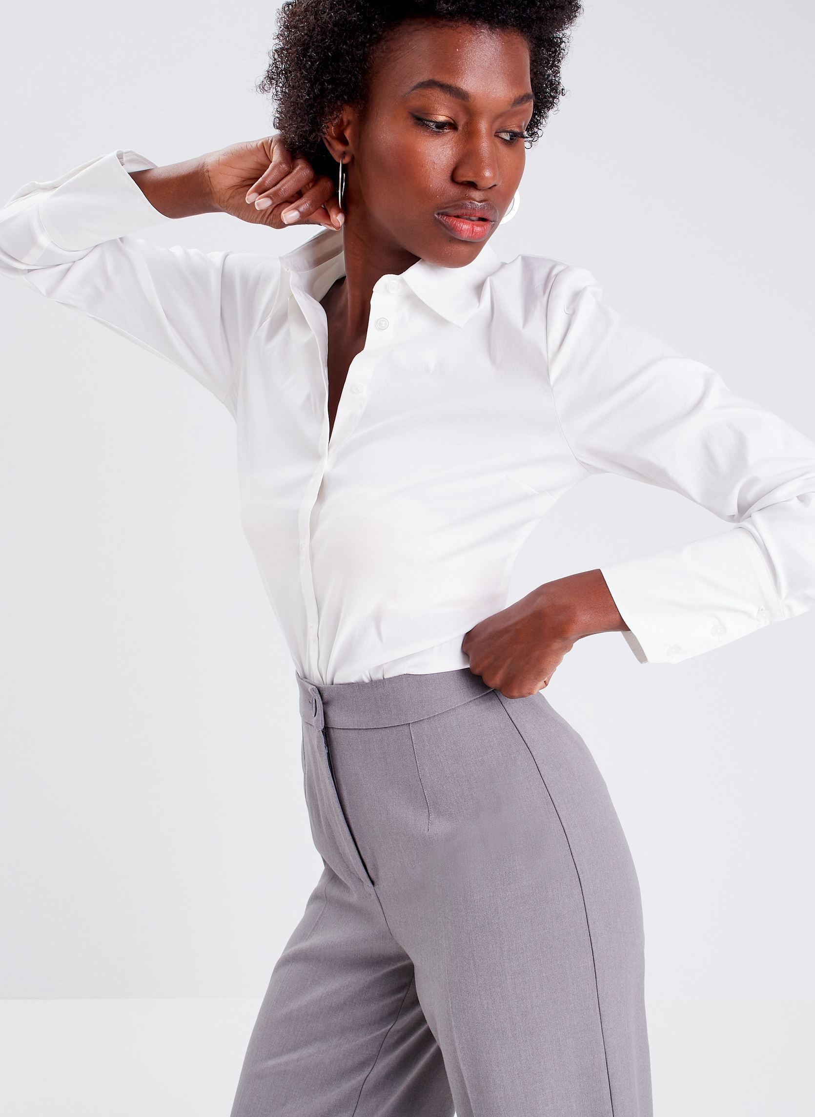 Chemises manches longues Chezapopa femme blanc Cache Cache Chemises manches longues Chezapopa femme blanc CLOUD DANCER
