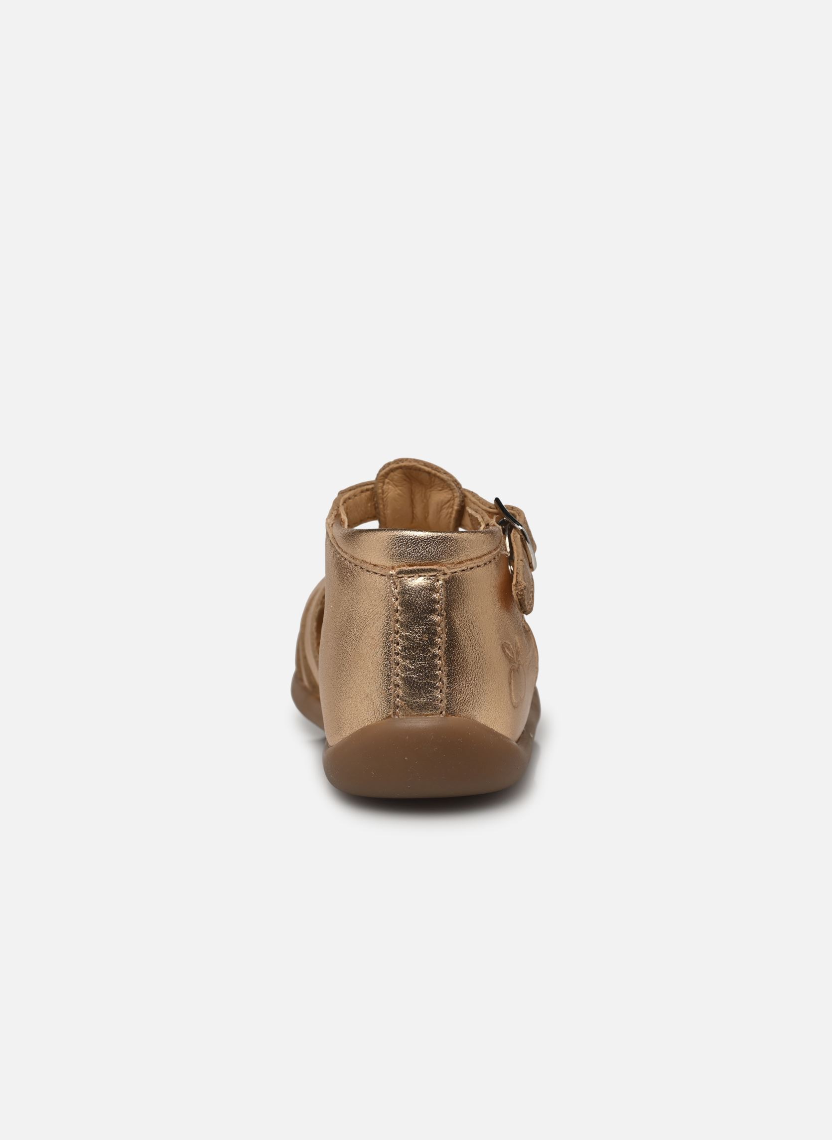 Sandalias STAND-UP KNOT niña oro y bronce Pom d Api Sandalias STAND-UP KNOT niña oro y bronce IVORY