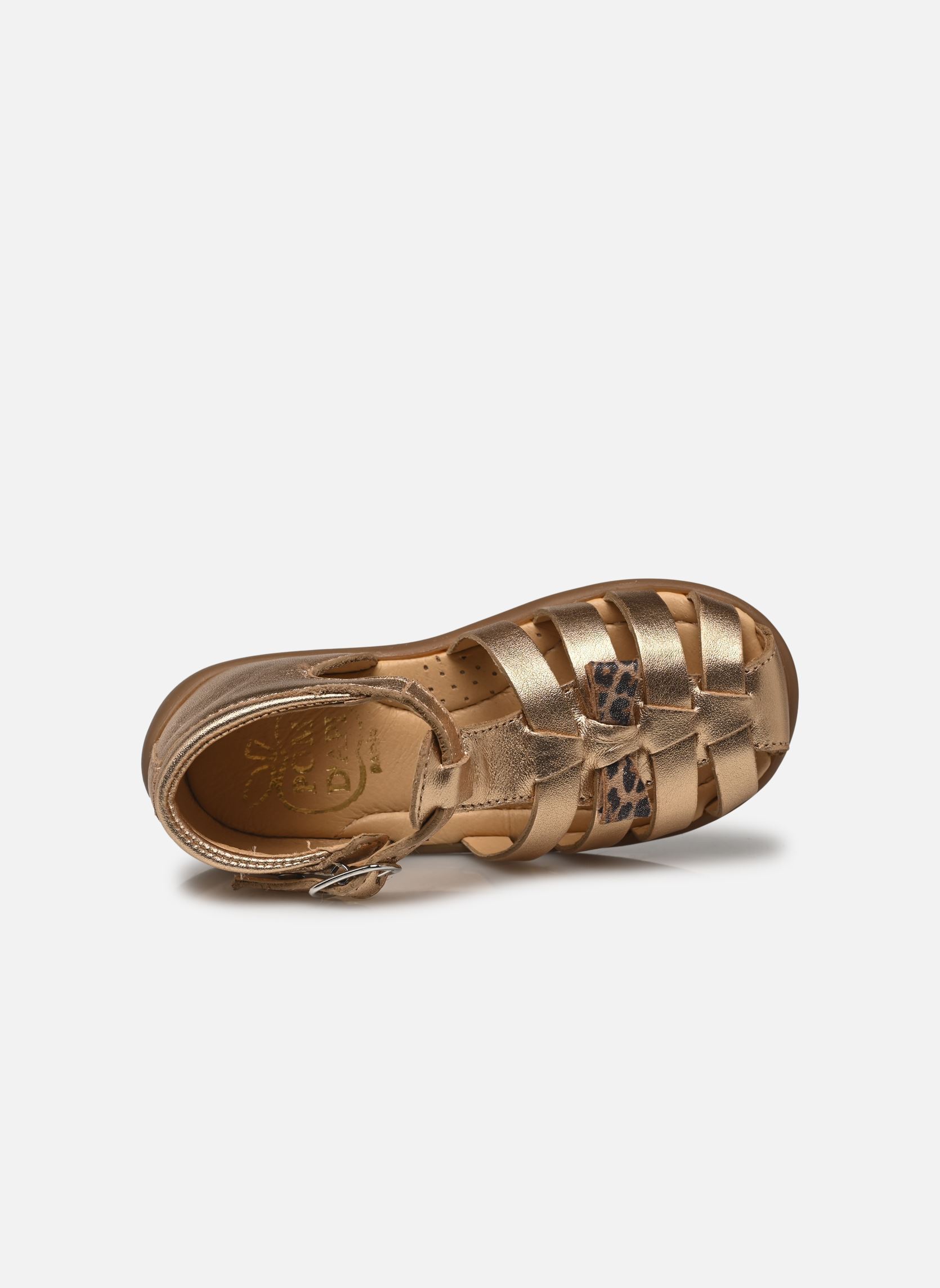 Sandalias STAND-UP KNOT niña oro y bronce Pom d Api Sandalias STAND-UP KNOT niña oro y bronce IVORY