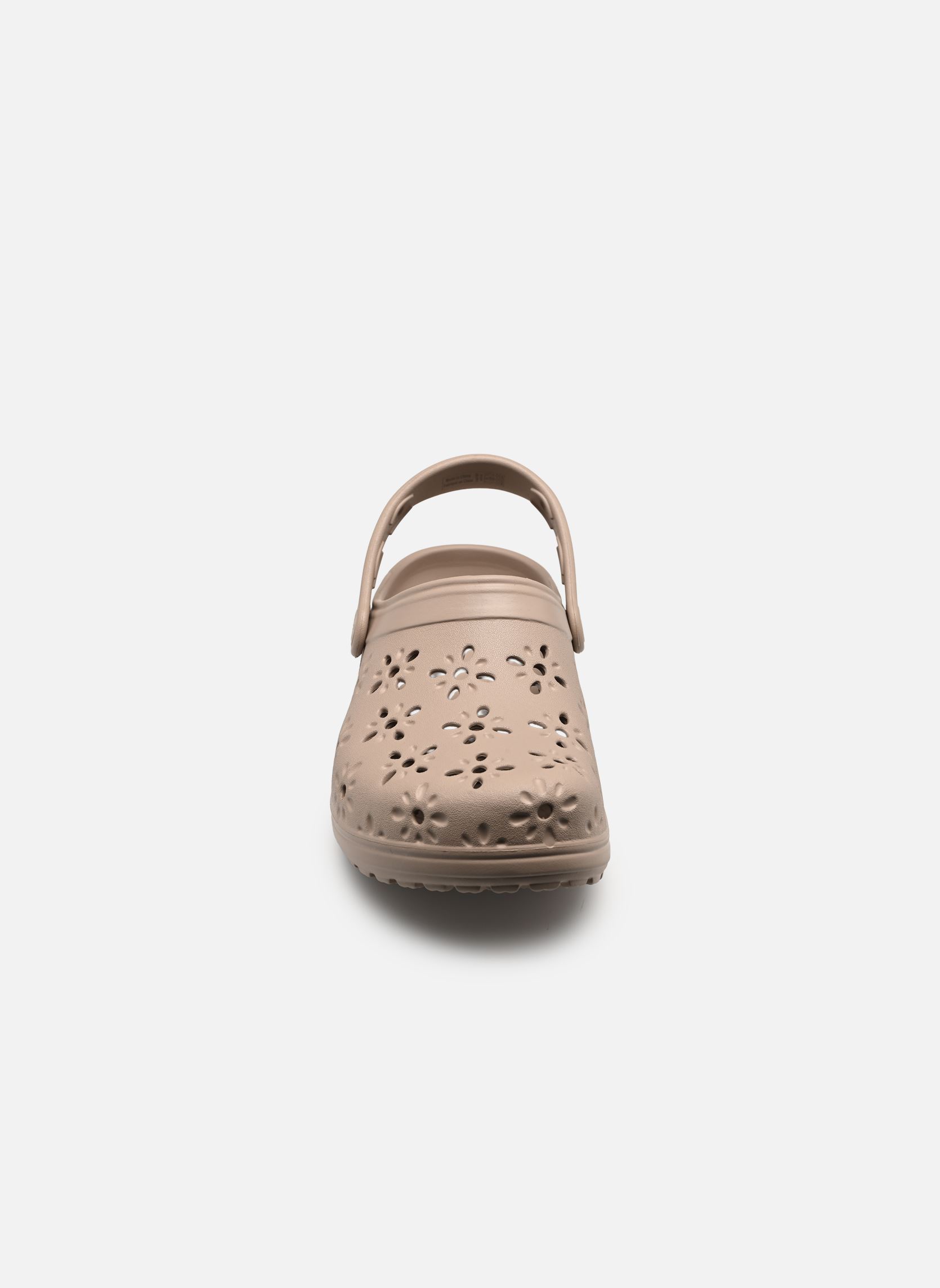 Muilen en klompen Classic Floral Cut Out Clog dames beige Crocs Muilen en klompen Classic Floral Cut Out Clog dames beige Taupe