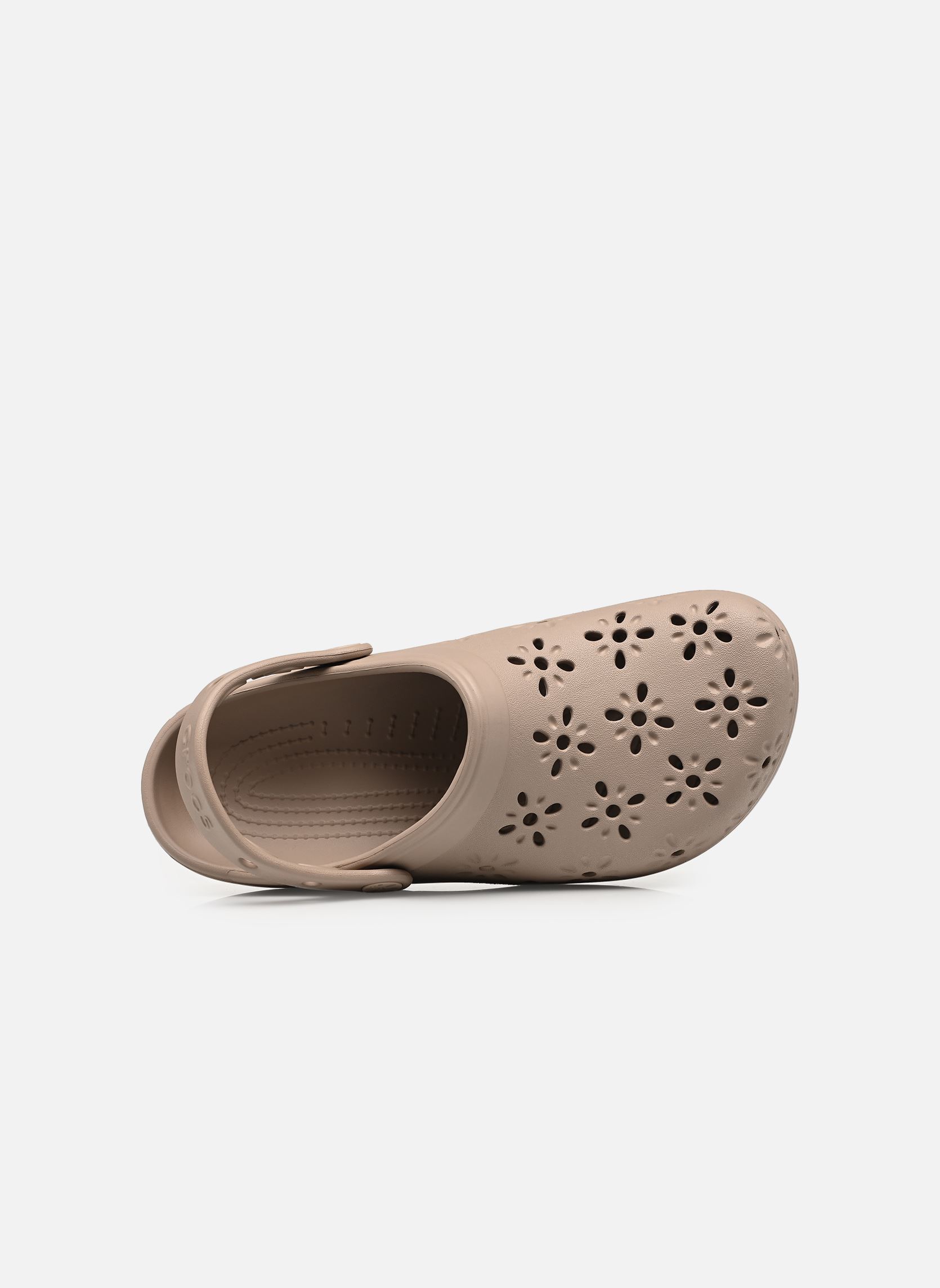 Muilen en klompen Classic Floral Cut Out Clog dames beige Crocs Muilen en klompen Classic Floral Cut Out Clog dames beige Taupe