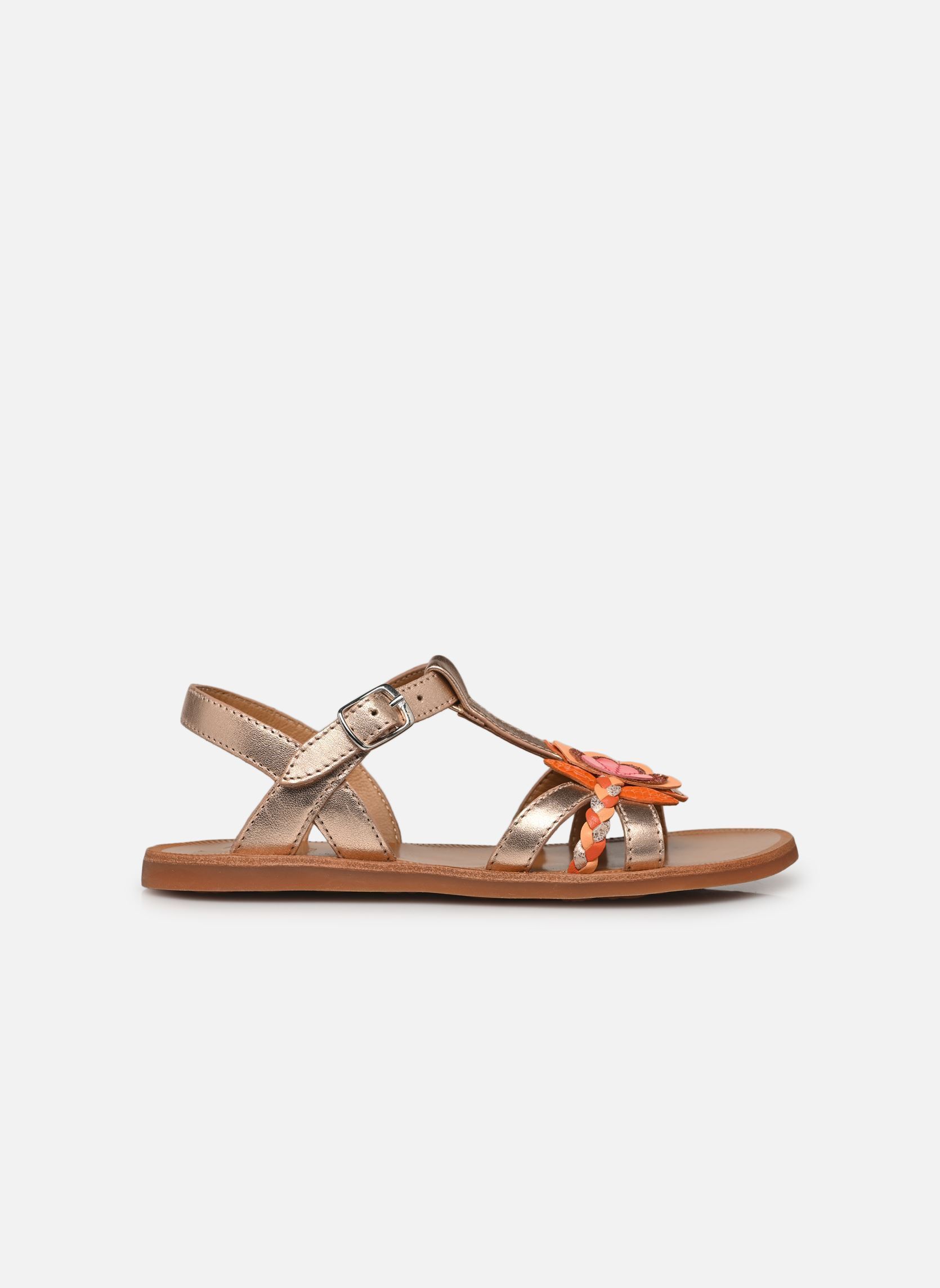 Sandalen PLAGETTE ALTO mädchen silber Pom d Api Sandalen PLAGETTE ALTO mädchen silber CUIVRE