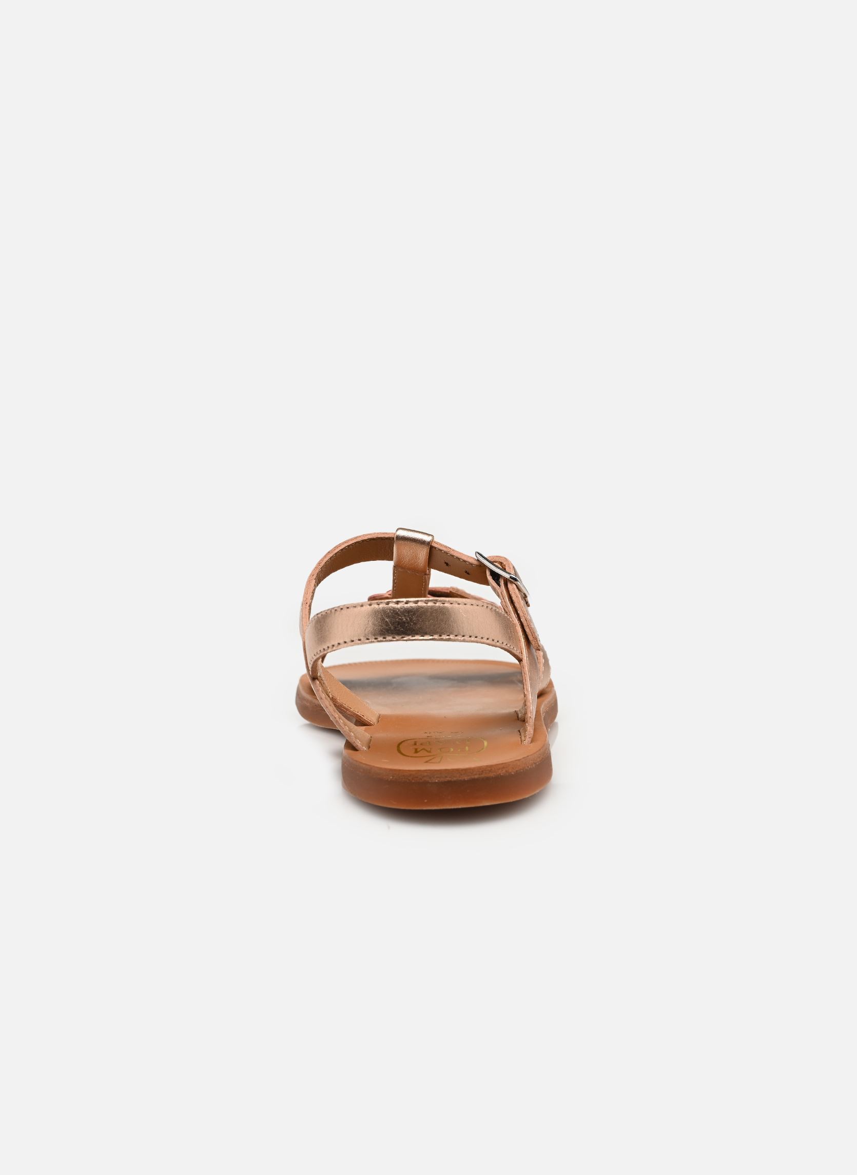 Sandales PLAGETTE ALTO fille argent Pom d Api Sandales PLAGETTE ALTO fille argent CUIVRE MULTI CHIC