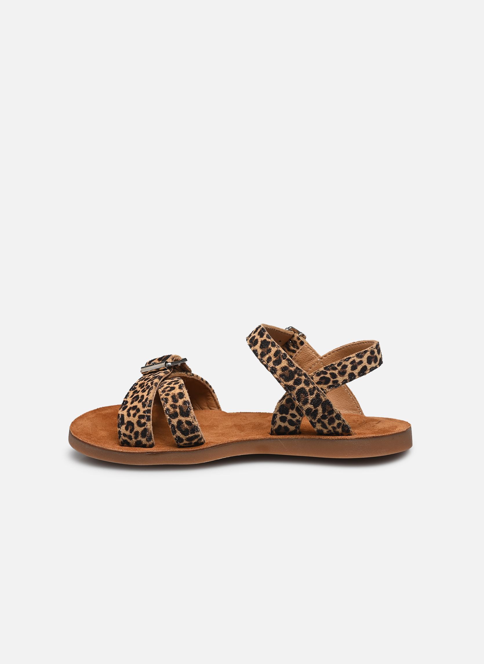 Sandalen PLAGE-AIR CROSSY meisjes bruin Pom d Api Sandalen PLAGE-AIR CROSSY meisjes bruin SAHARA