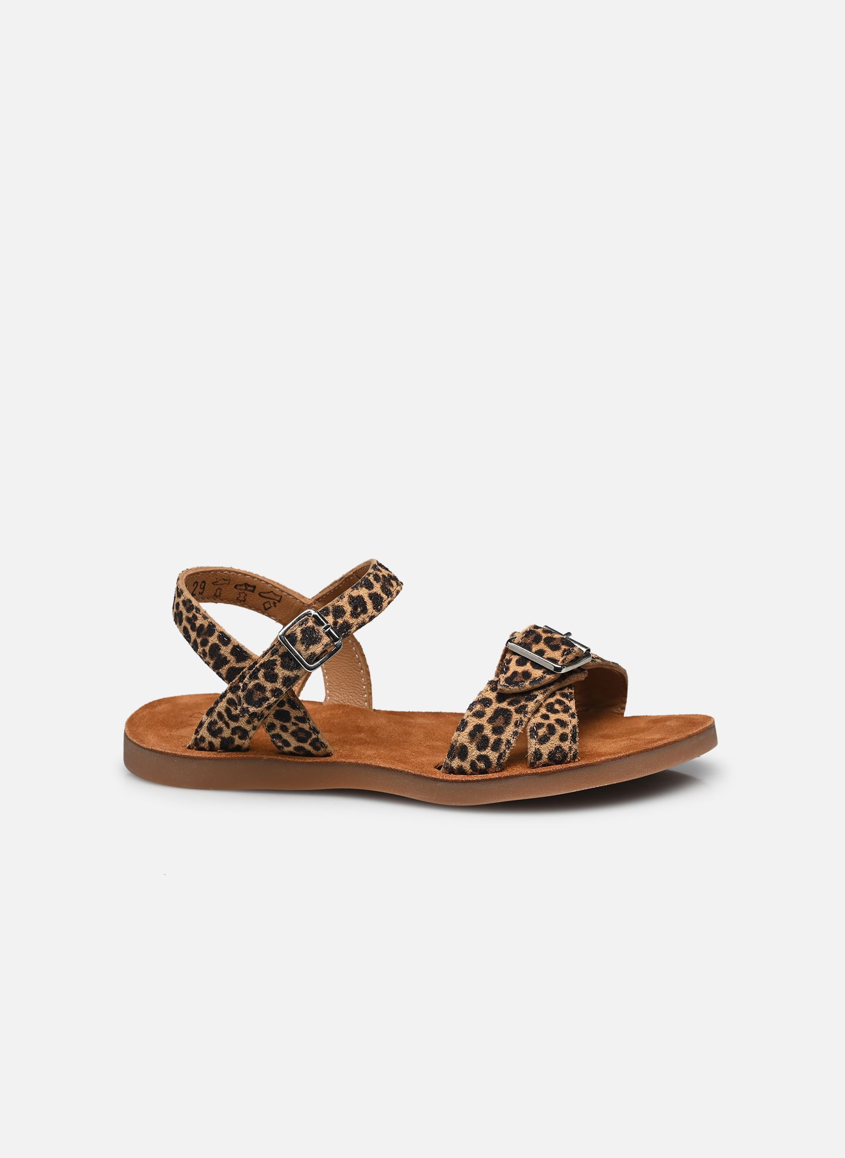 Sandalen PLAGE-AIR CROSSY meisjes bruin Pom d Api Sandalen PLAGE-AIR CROSSY meisjes bruin SAHARA