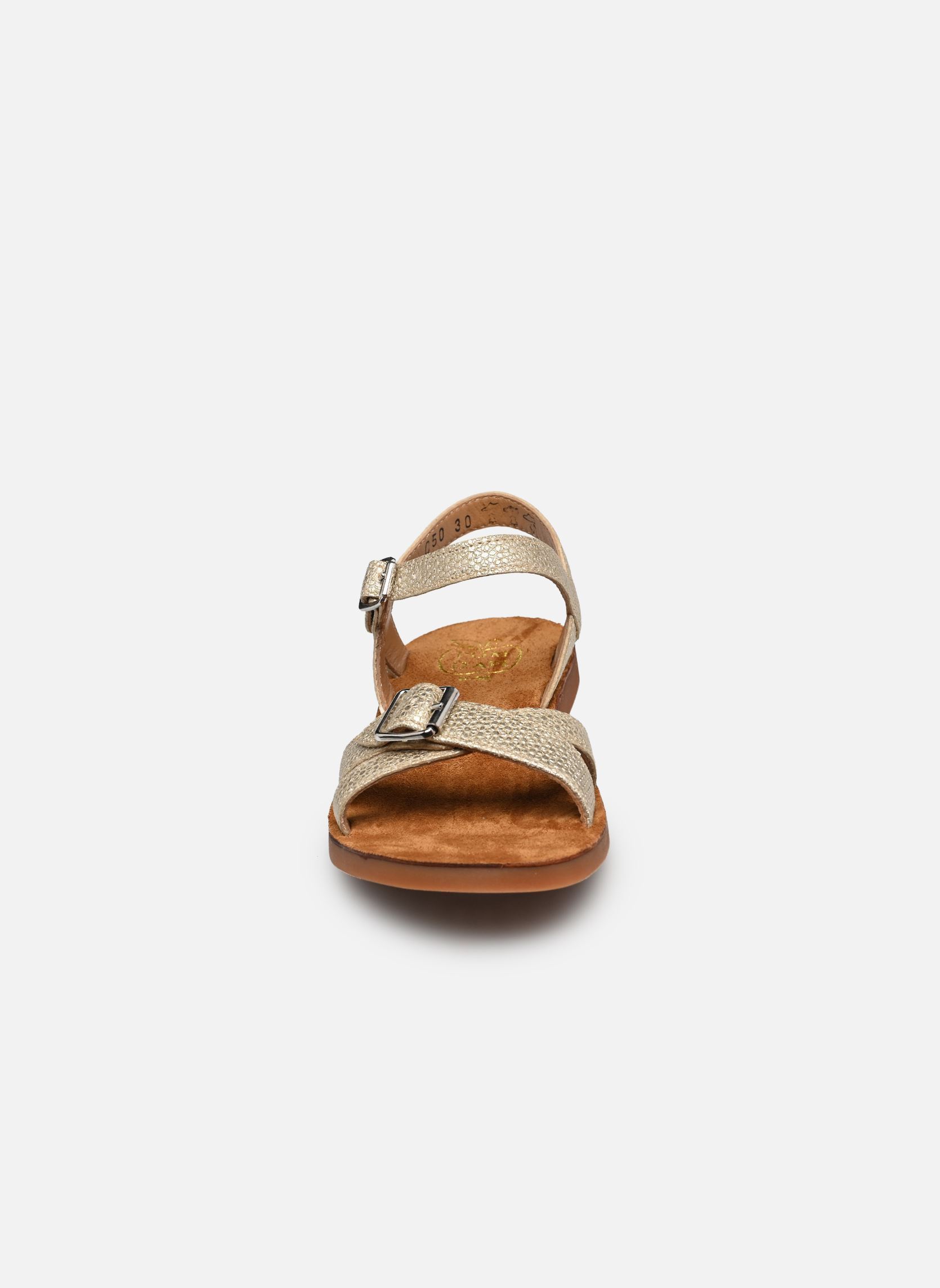 Sandalen PLAGE-AIR CROSSY mädchen gold und bronze Pom d Api Sandalen PLAGE-AIR CROSSY mädchen gold und bronze PLATINO