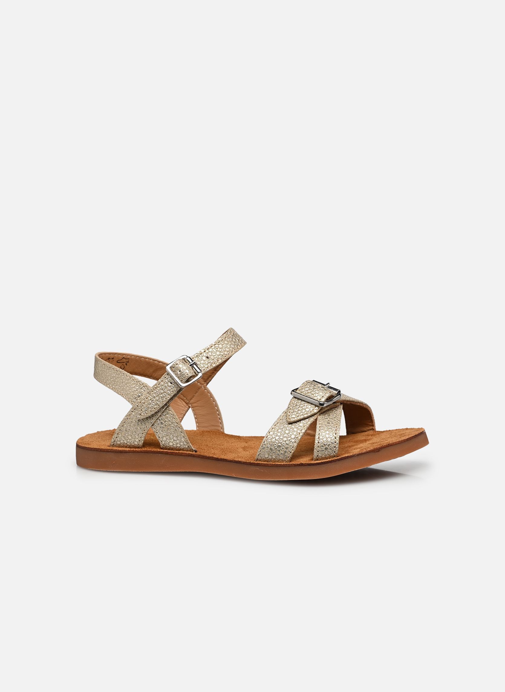 Sandalen PLAGE-AIR CROSSY mädchen gold und bronze Pom d Api Sandalen PLAGE-AIR CROSSY mädchen gold und bronze PLATINO
