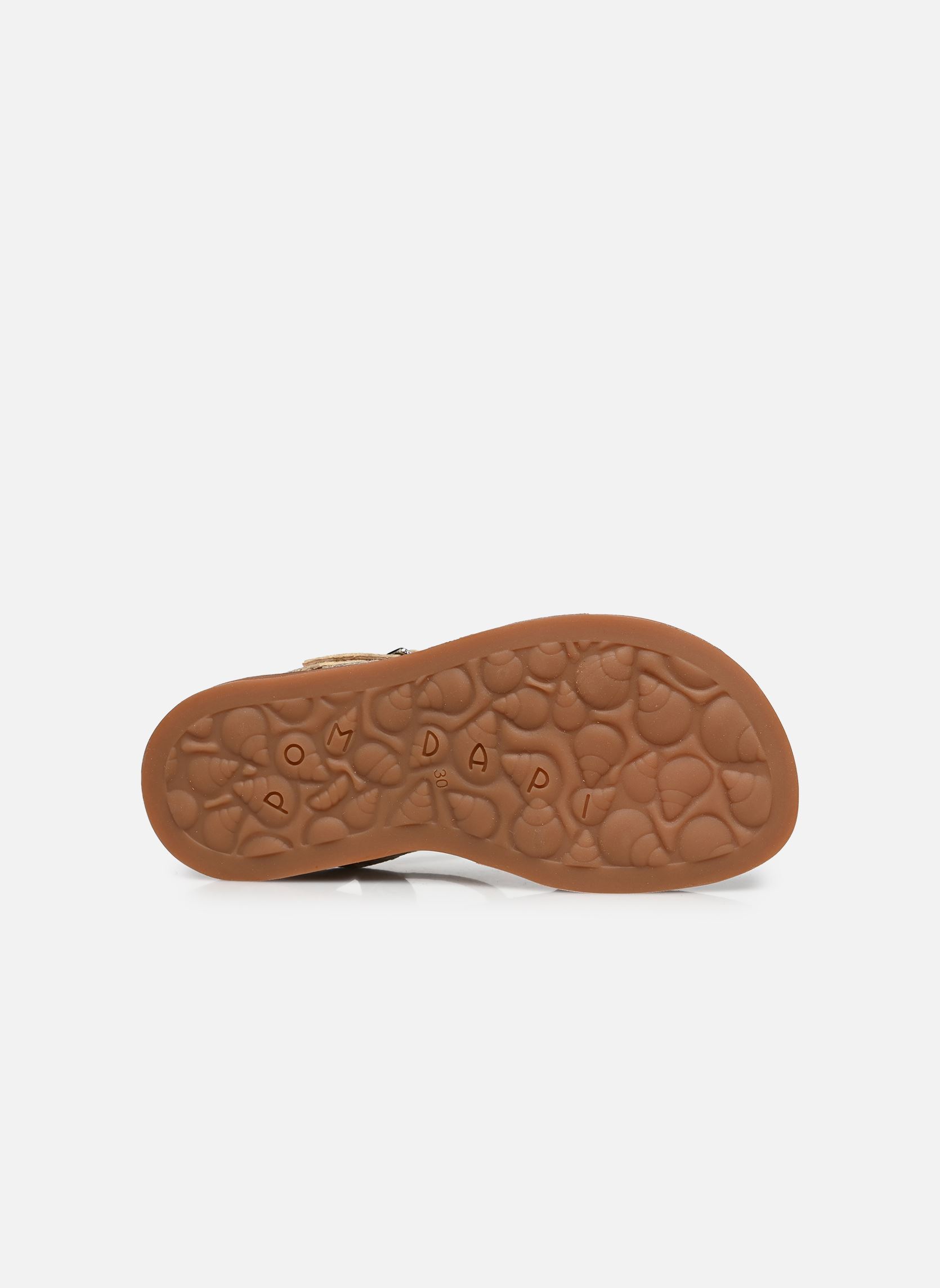 Sandalen PLAGE-AIR CROSSY mädchen gold und bronze Pom d Api Sandalen PLAGE-AIR CROSSY mädchen gold und bronze PLATINO