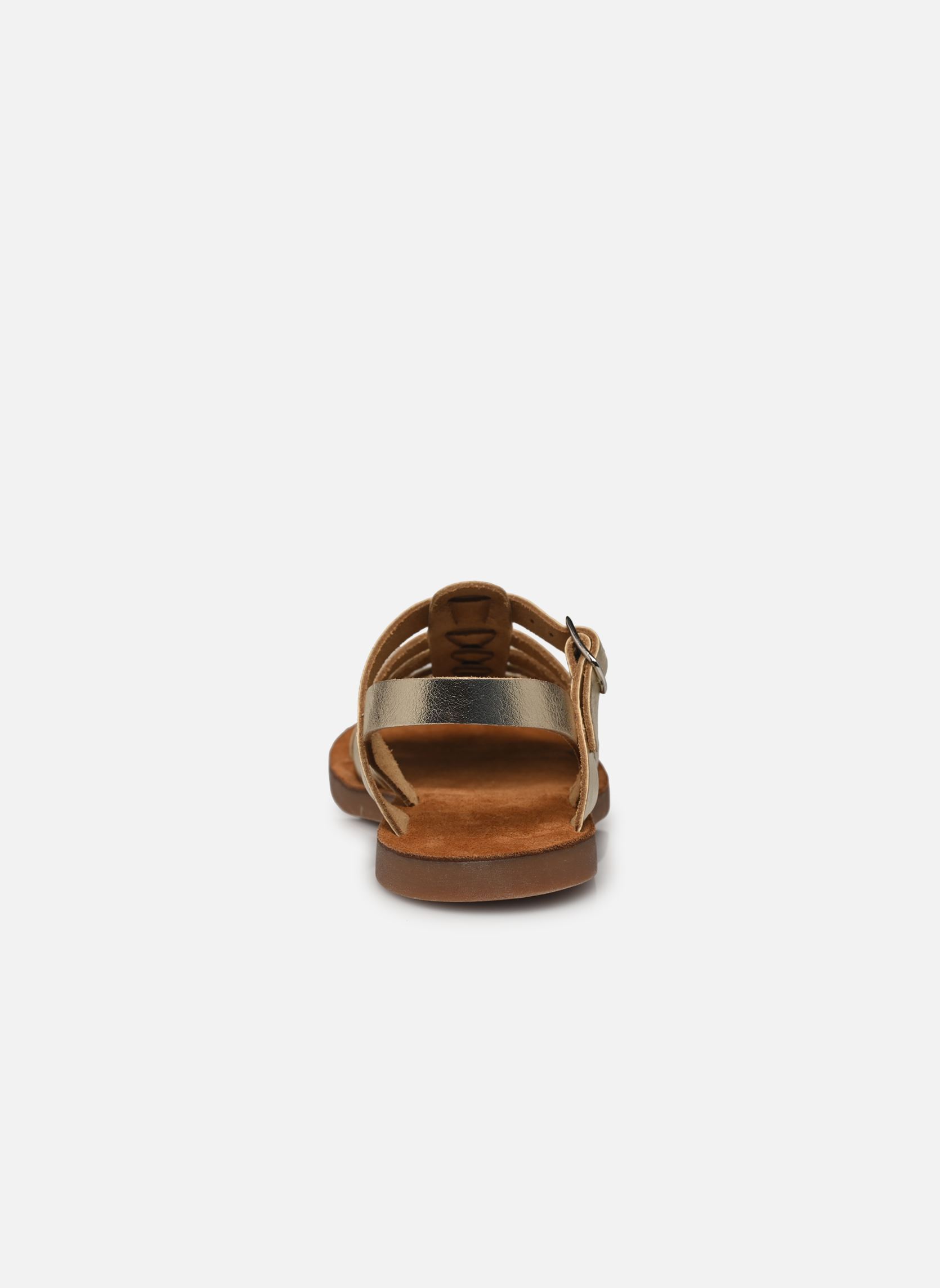 Sandali PLAGE-AIR PUR STRAP bambina oro e bronzo Pom d Api Sandali PLAGE-AIR PUR STRAP bambina oro e bronzo PLATINE