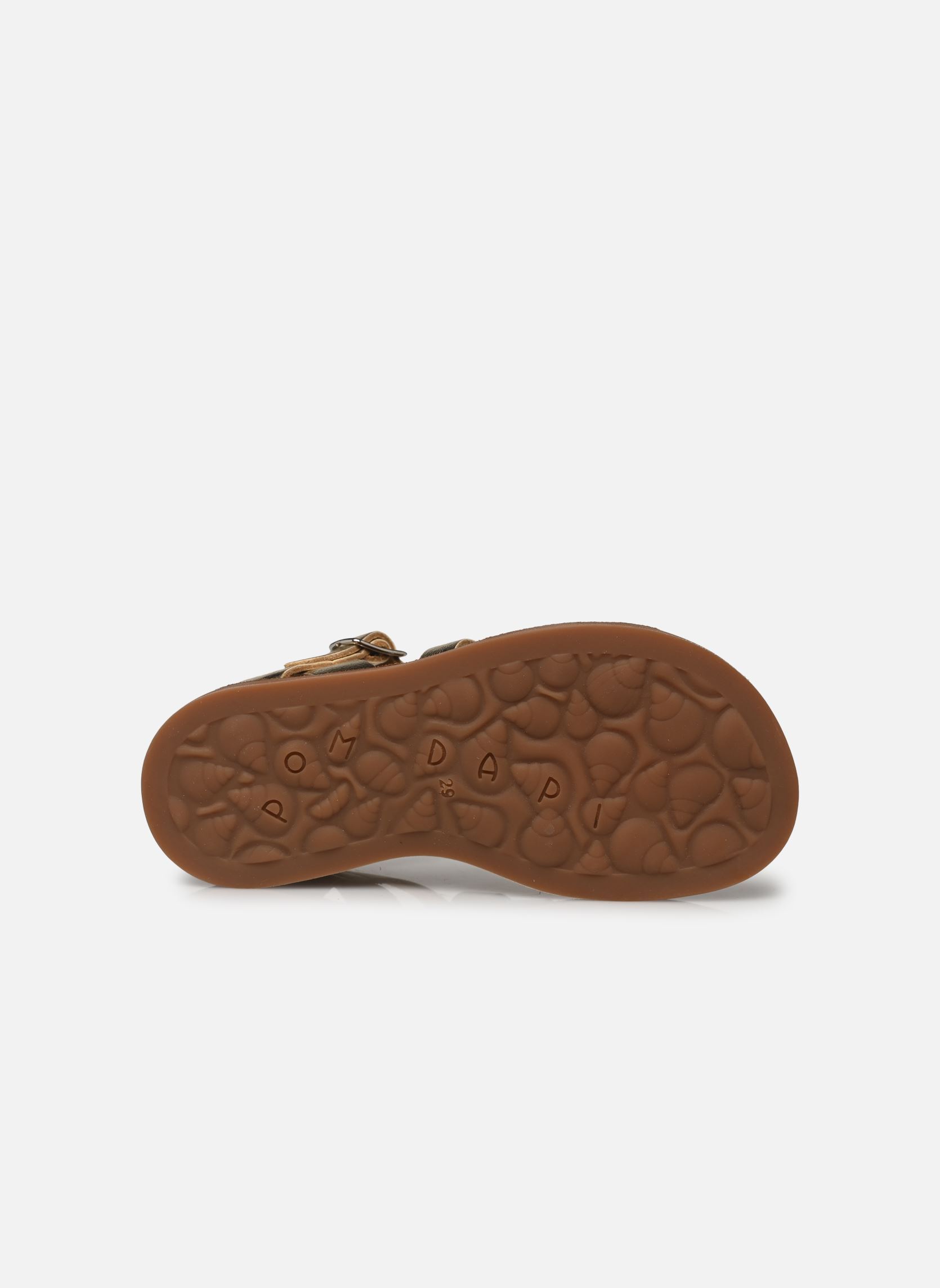 Sandali PLAGE-AIR PUR STRAP bambina oro e bronzo Pom d Api Sandali PLAGE-AIR PUR STRAP bambina oro e bronzo PLATINE