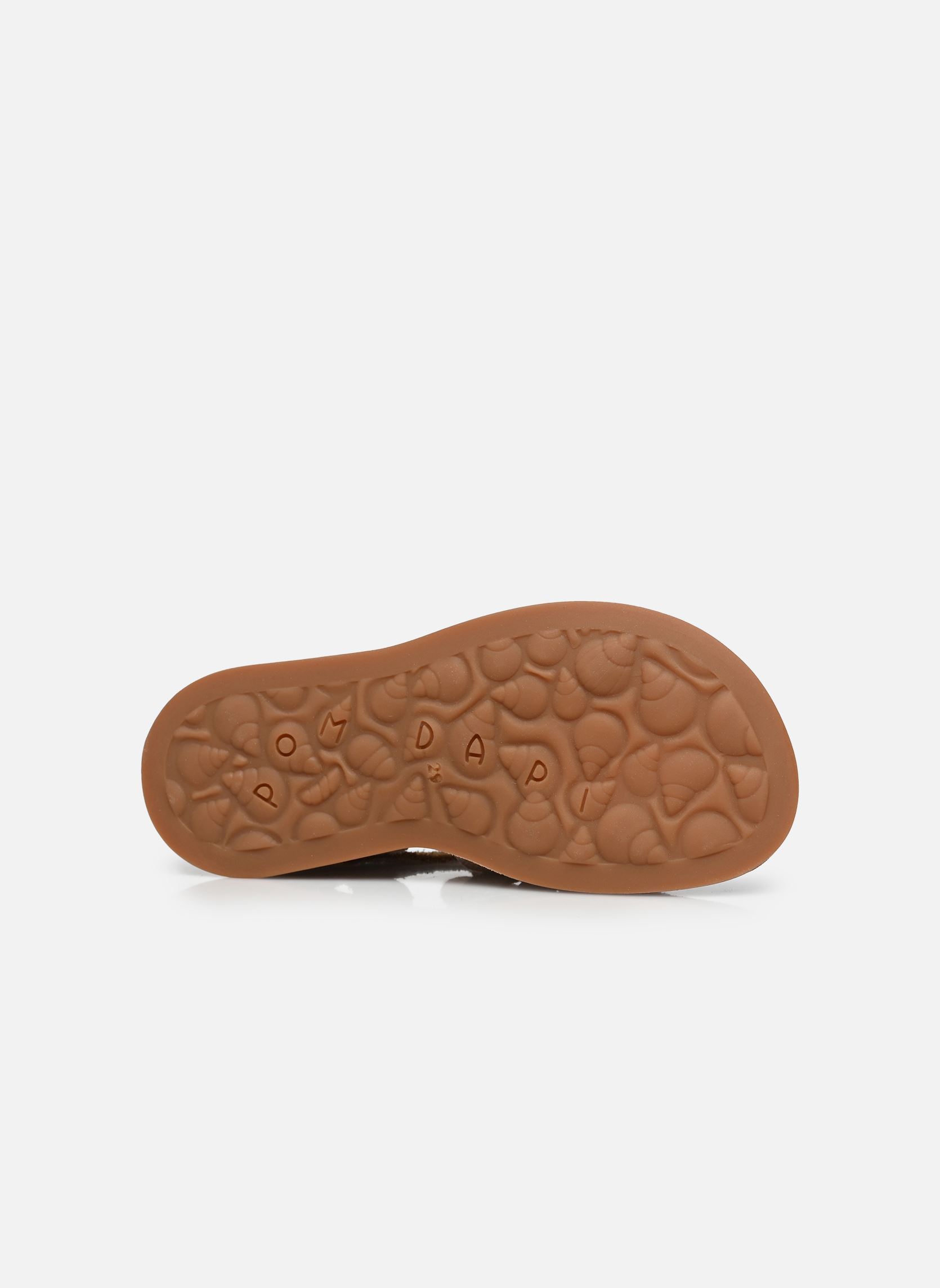 Sandalen PLAGE-AIR PUR STRAP mädchen silber Pom d Api Sandalen PLAGE-AIR PUR STRAP mädchen silber ROSE ARGENT