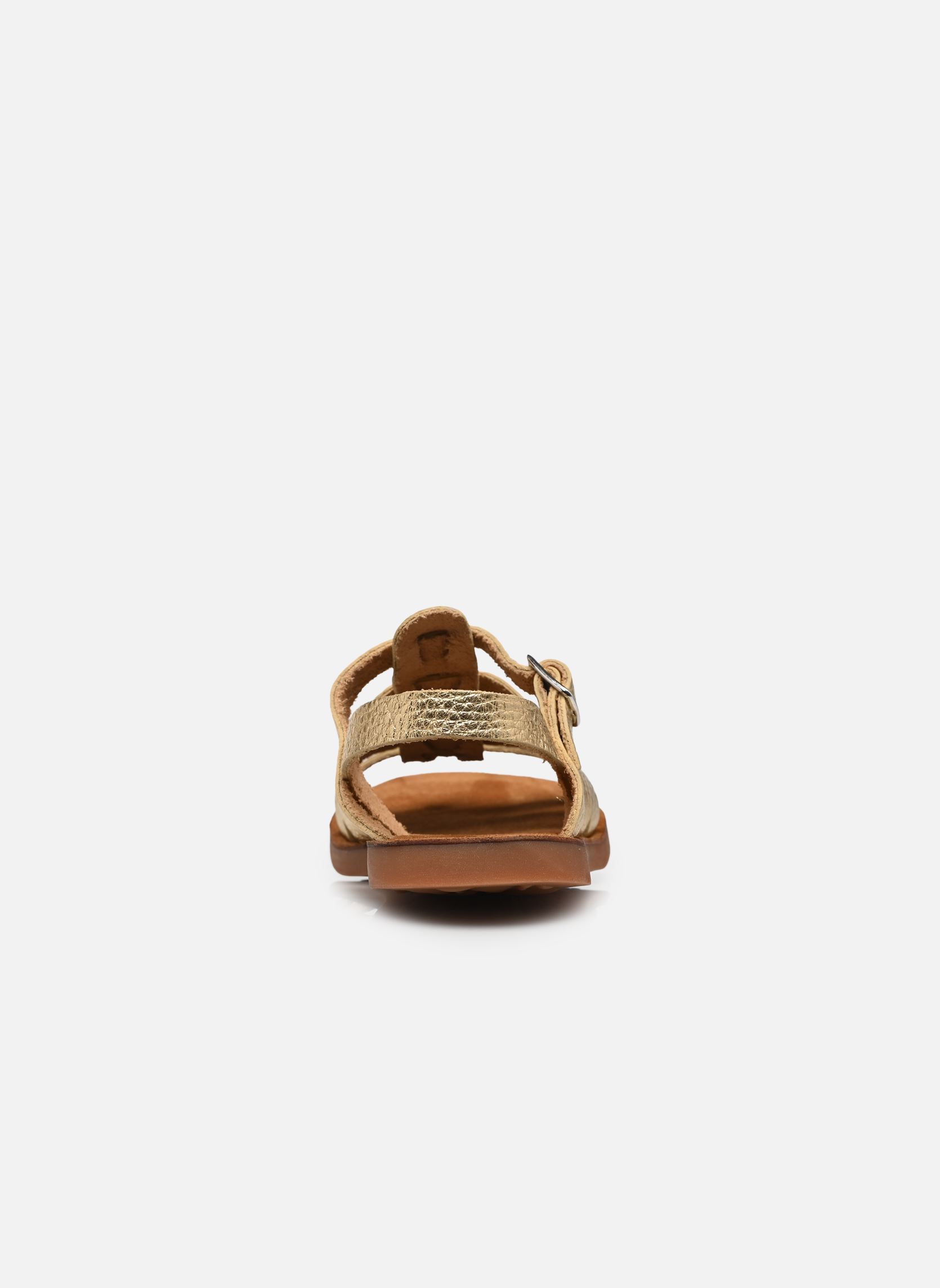 Sandales PLAGE-AIR PUR STRAP fille or et bronze Pom d Api Sandales PLAGE-AIR PUR STRAP fille or et bronze PLATINE 2