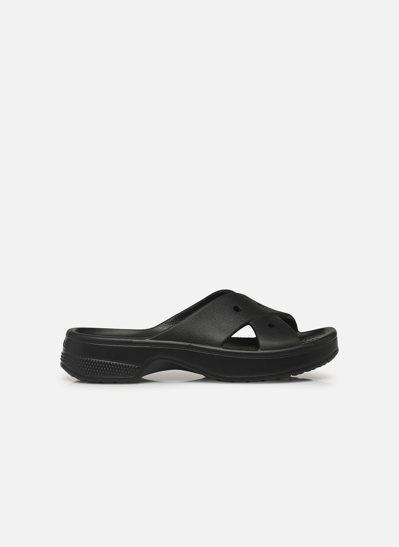 Mules et sabots Cl Womens Cross Strap femme noir Crocs Mules et sabots Cl Womens Cross Strap femme noir Black