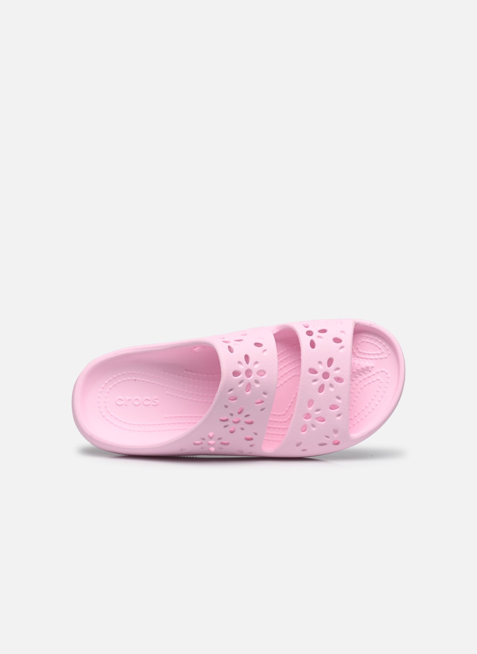 Mules et sabots Classic Floral Cut Out Sandal femme rose Crocs Mules et sabots Classic Floral Cut Out Sandal femme rose Pink Milk