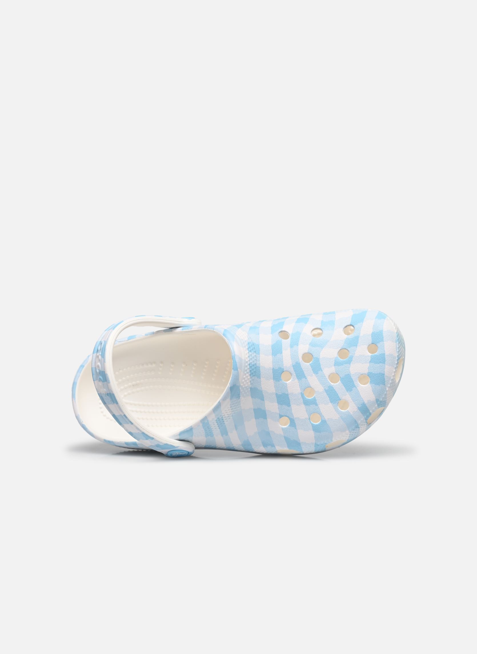 Mules et sabots Classic Gingham Clog femme multicolore Crocs Mules et sabots Classic Gingham Clog femme multicolore White/blue