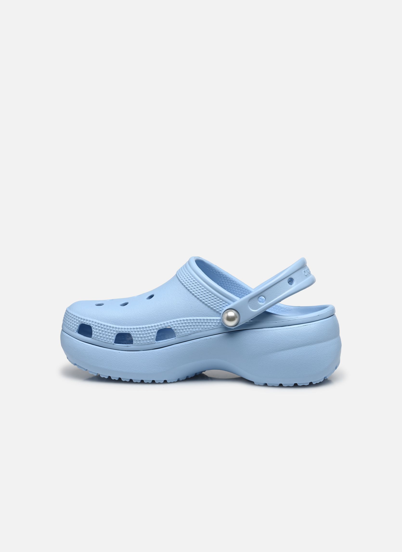 Mules et sabots Classic Platform Pearl Clog femme bleu Crocs Mules et sabots Classic Platform Pearl Clog femme bleu Blue Calcite
