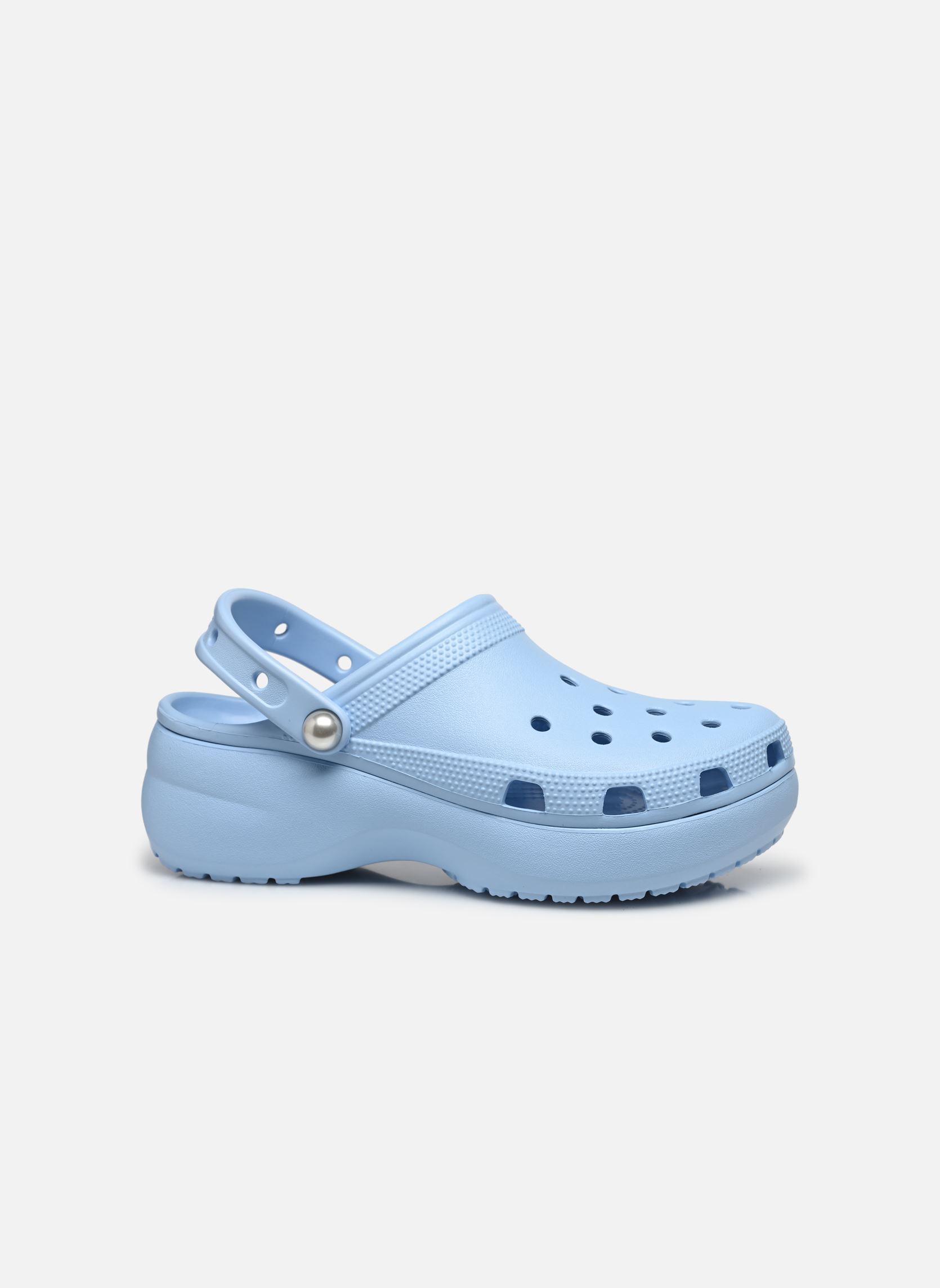 Mules et sabots Classic Platform Pearl Clog femme bleu Crocs Mules et sabots Classic Platform Pearl Clog femme bleu Blue Calcite
