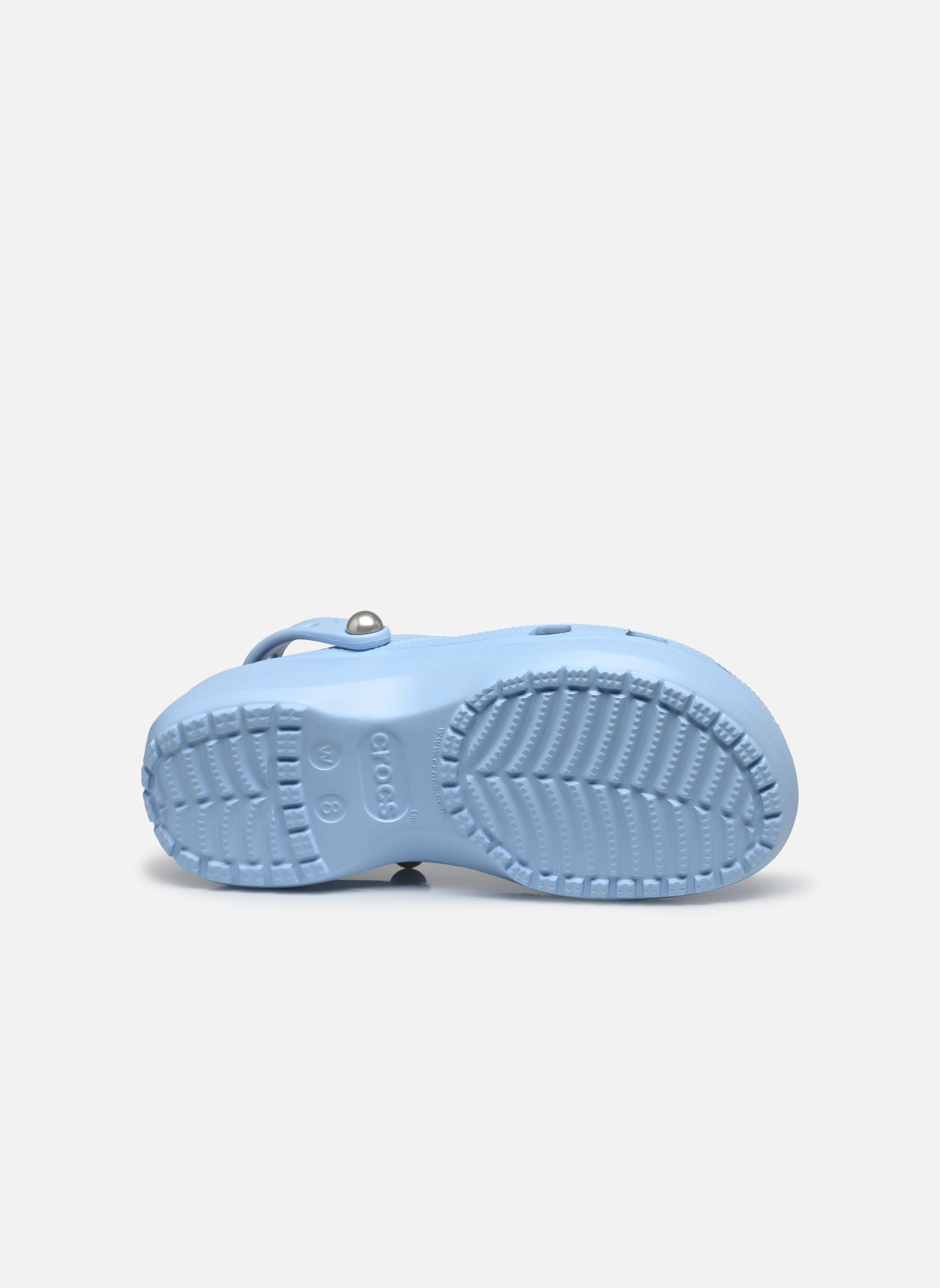 Mules et sabots Classic Platform Pearl Clog femme bleu Crocs Mules et sabots Classic Platform Pearl Clog femme bleu Blue Calcite