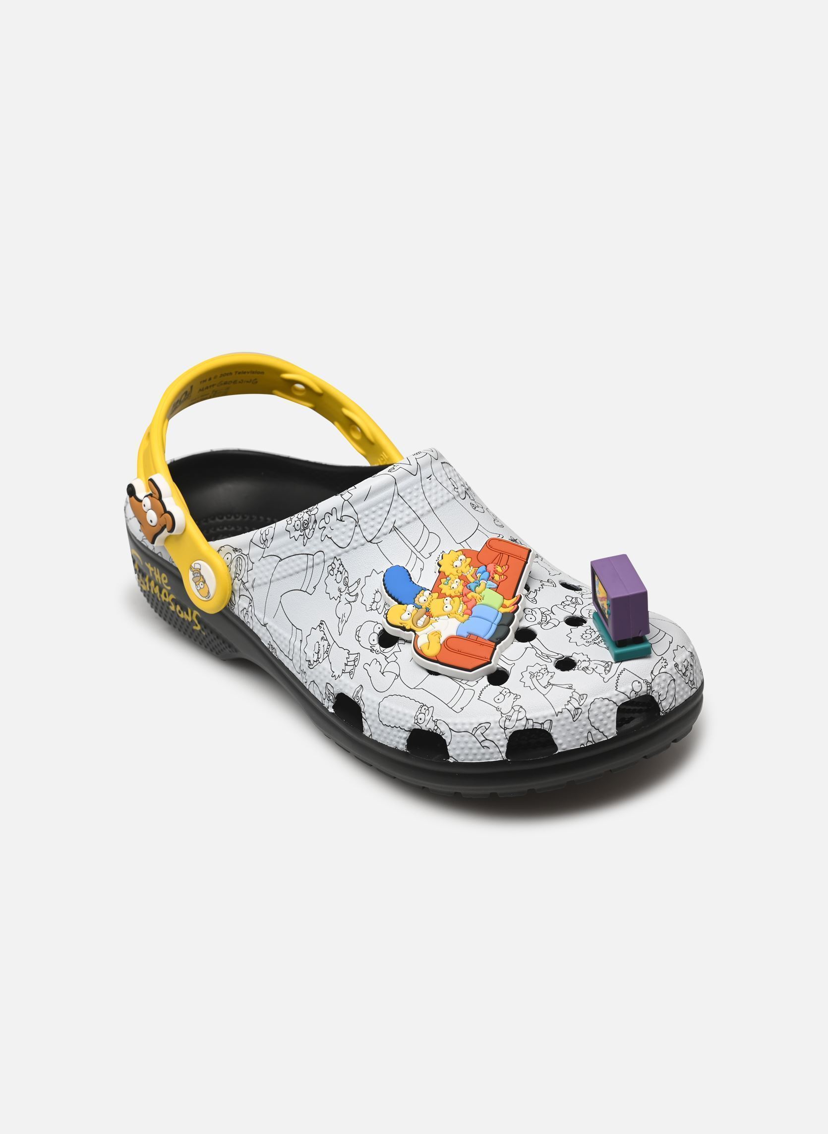Mules et sabots Crocs The Simpsons Cls Clg W pour Femme