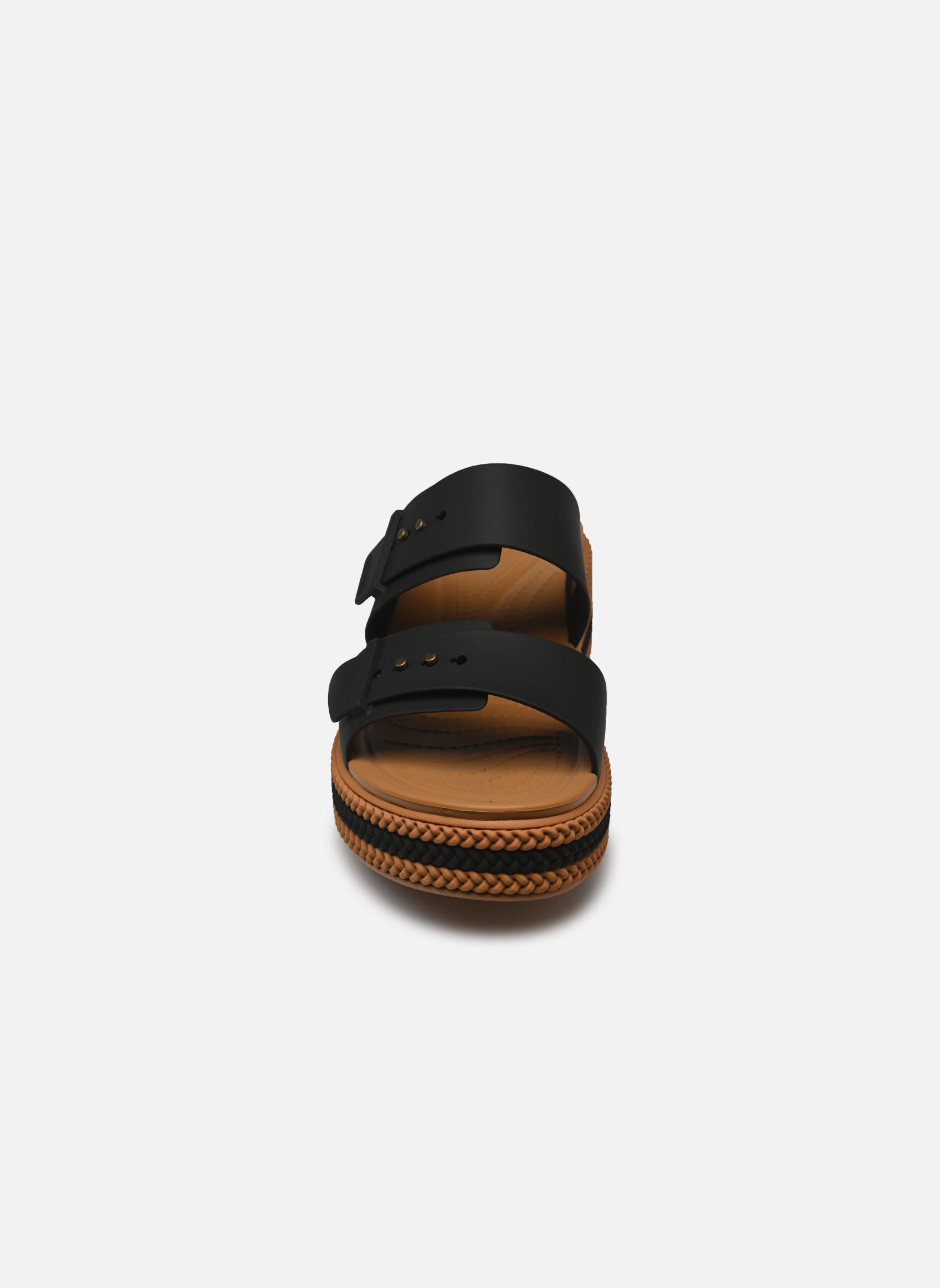 Sandales compensées et plateformes Brooklyn Woven Buckle femme noir Crocs Sandales compensées et plateformes Brooklyn Woven Buckle femme noir Black