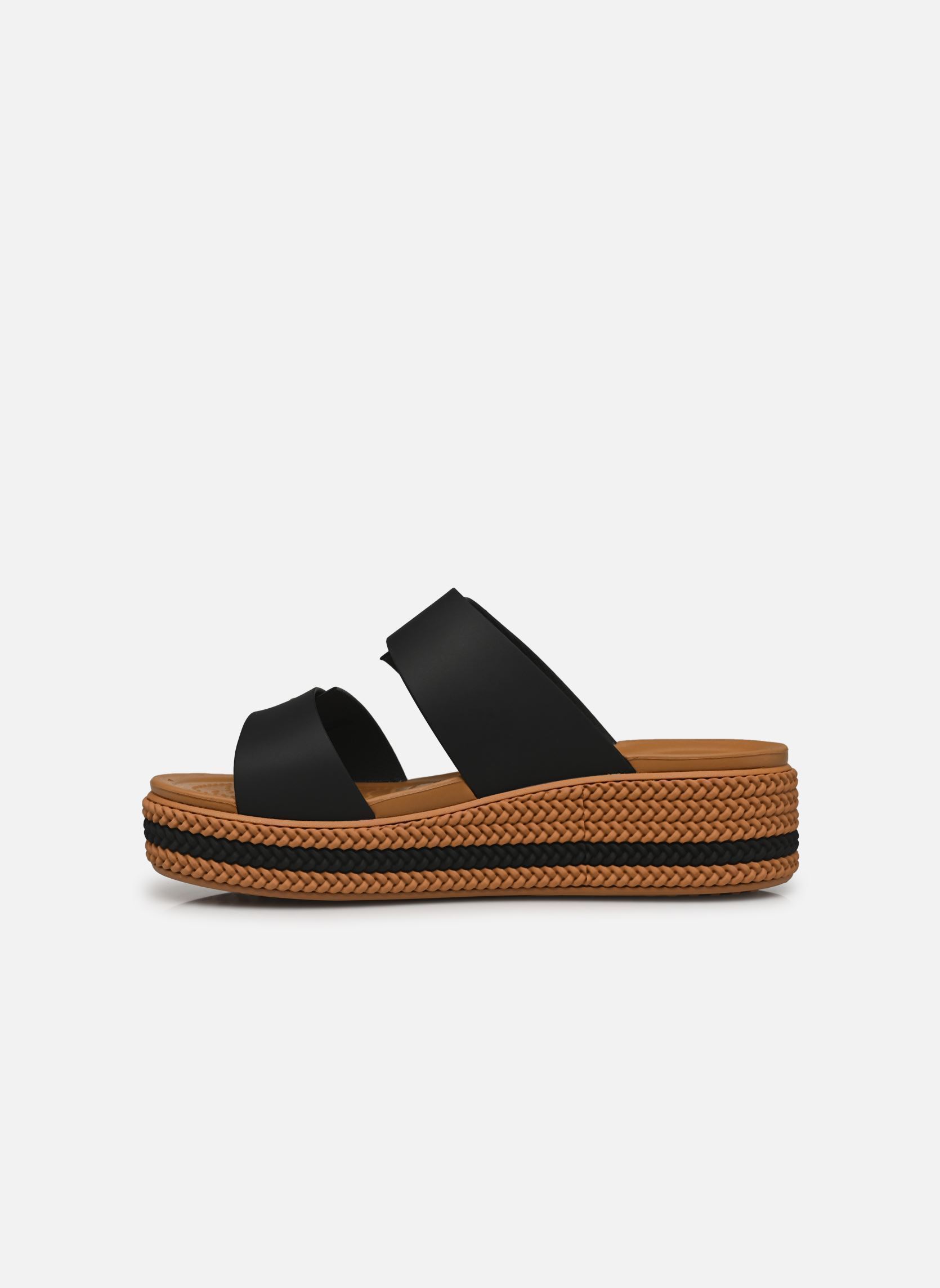 Sandales compensées et plateformes Brooklyn Woven Buckle femme noir Crocs Sandales compensées et plateformes Brooklyn Woven Buckle femme noir Black