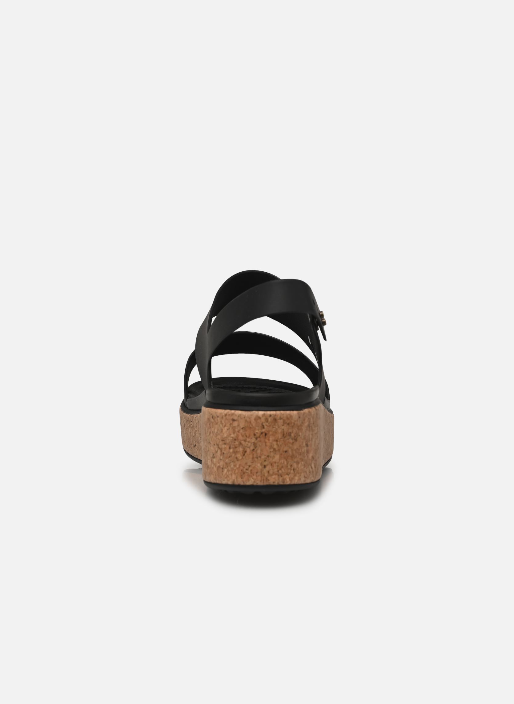 Keil- und Plateausandalen Brooklyn Cork Low Wedge damen schwarz Crocs Keil- und Plateausandalen Brooklyn Cork Low Wedge damen schwarz Black/black