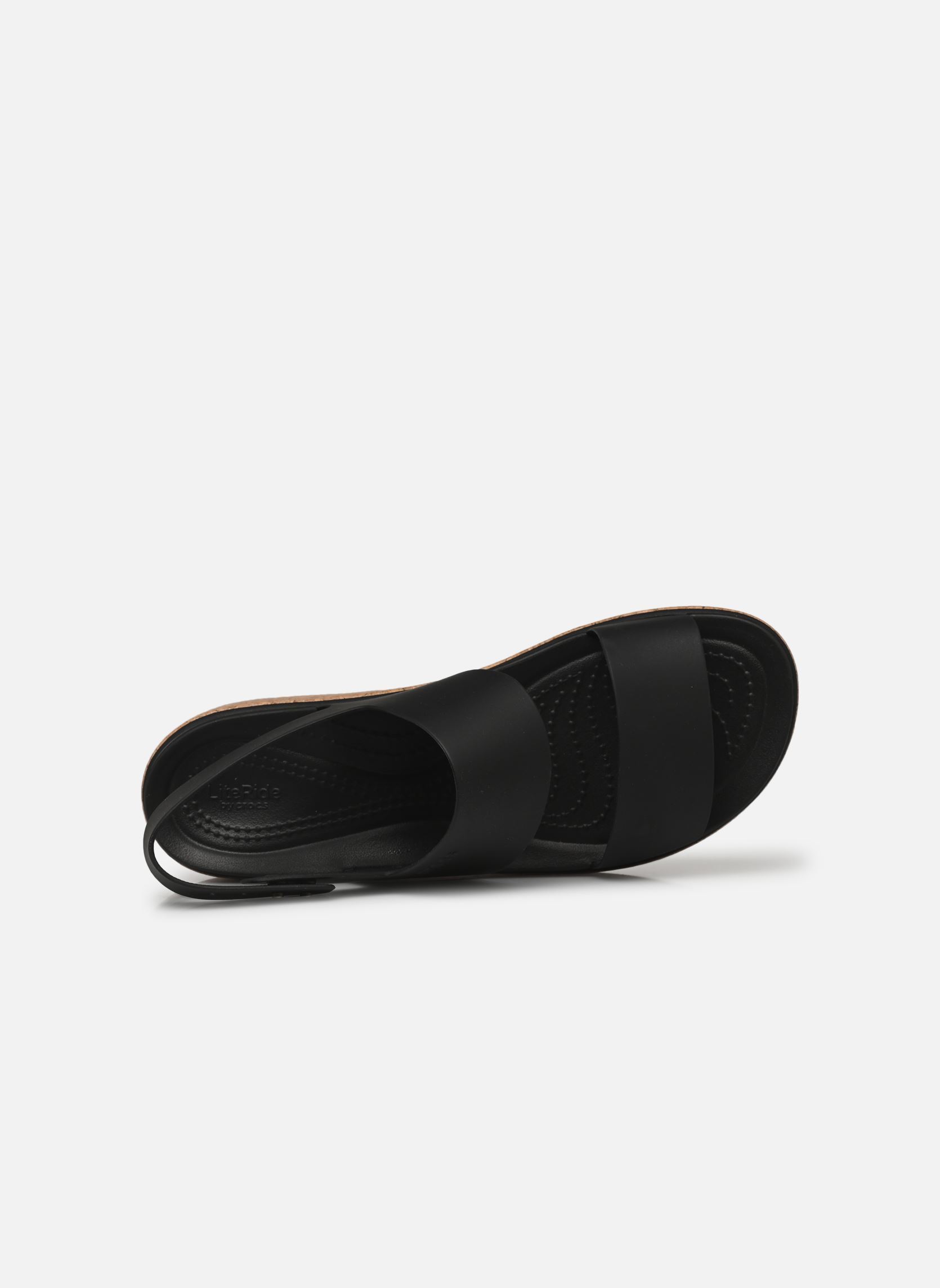Keil- und Plateausandalen Brooklyn Cork Low Wedge damen schwarz Crocs Keil- und Plateausandalen Brooklyn Cork Low Wedge damen schwarz Black/black
