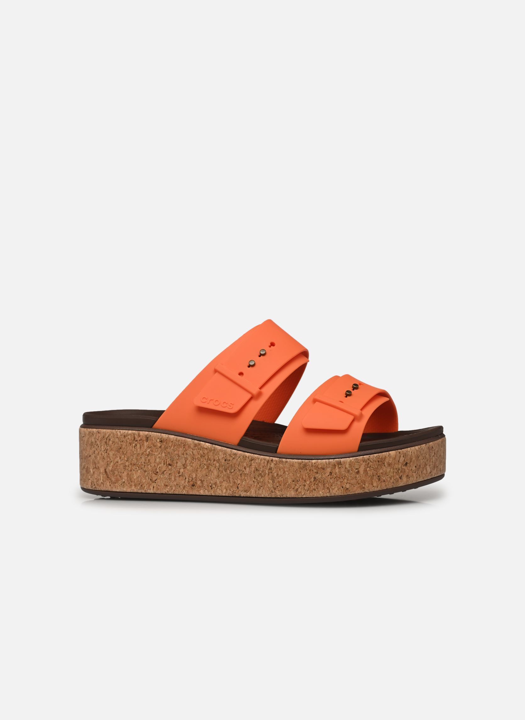 Keil- und Plateausandalen Brooklyn Cork Buckle damen mehrfarbig Crocs Keil- und Plateausandalen Brooklyn Cork Buckle damen mehrfarbig TOPAZ