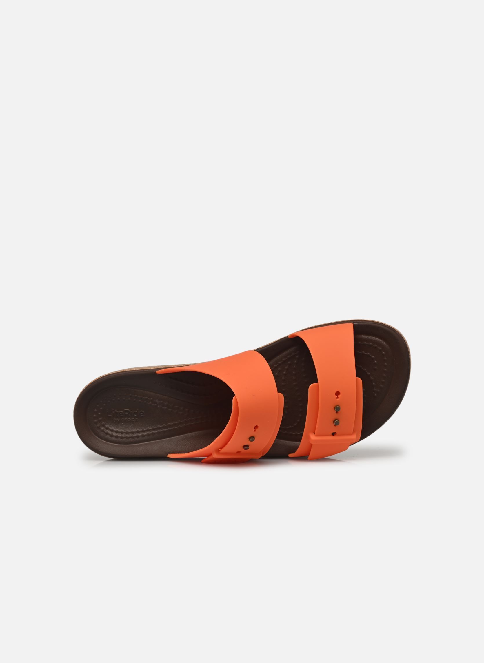 Keil- und Plateausandalen Brooklyn Cork Buckle damen mehrfarbig Crocs Keil- und Plateausandalen Brooklyn Cork Buckle damen mehrfarbig TOPAZ