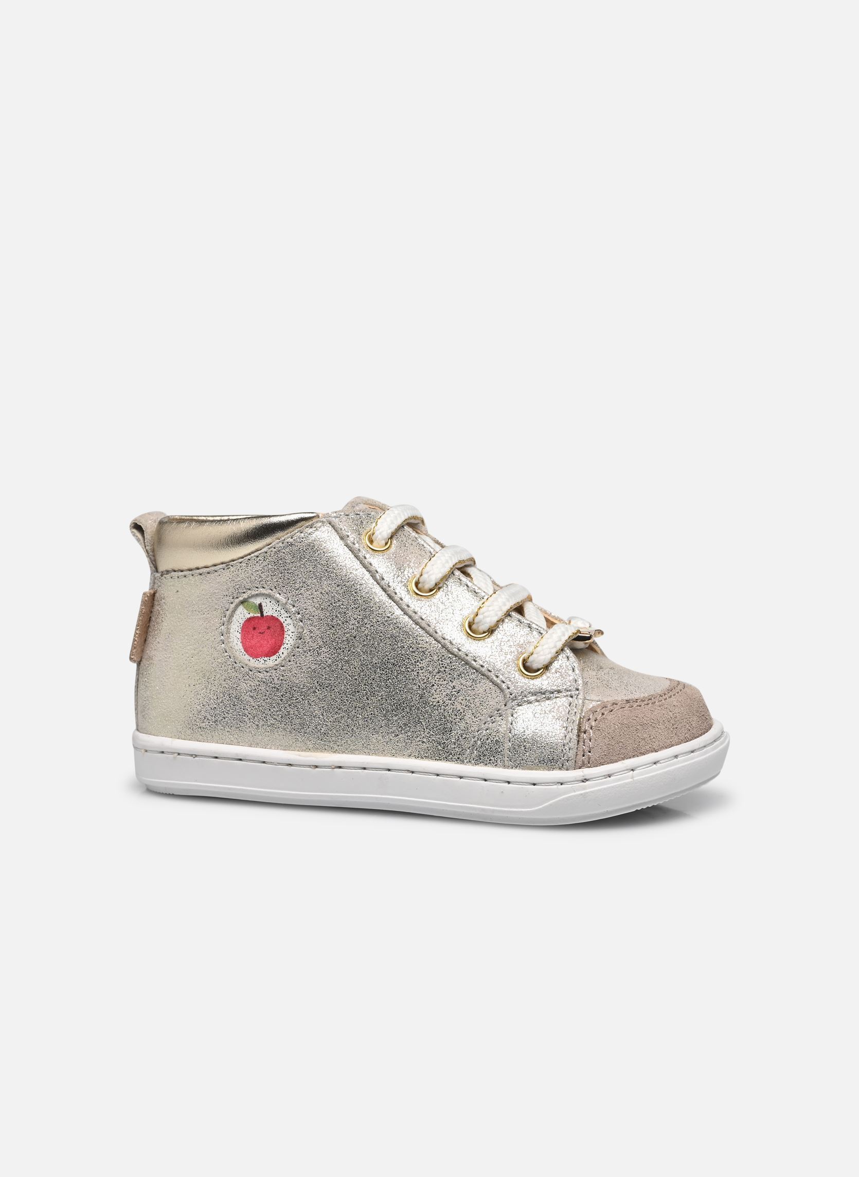 Chaussures premiers pas BOUBA BABE fille blanc Shoo Pom Chaussures premiers pas BOUBA BABE fille blanc WHITE-PLATINE