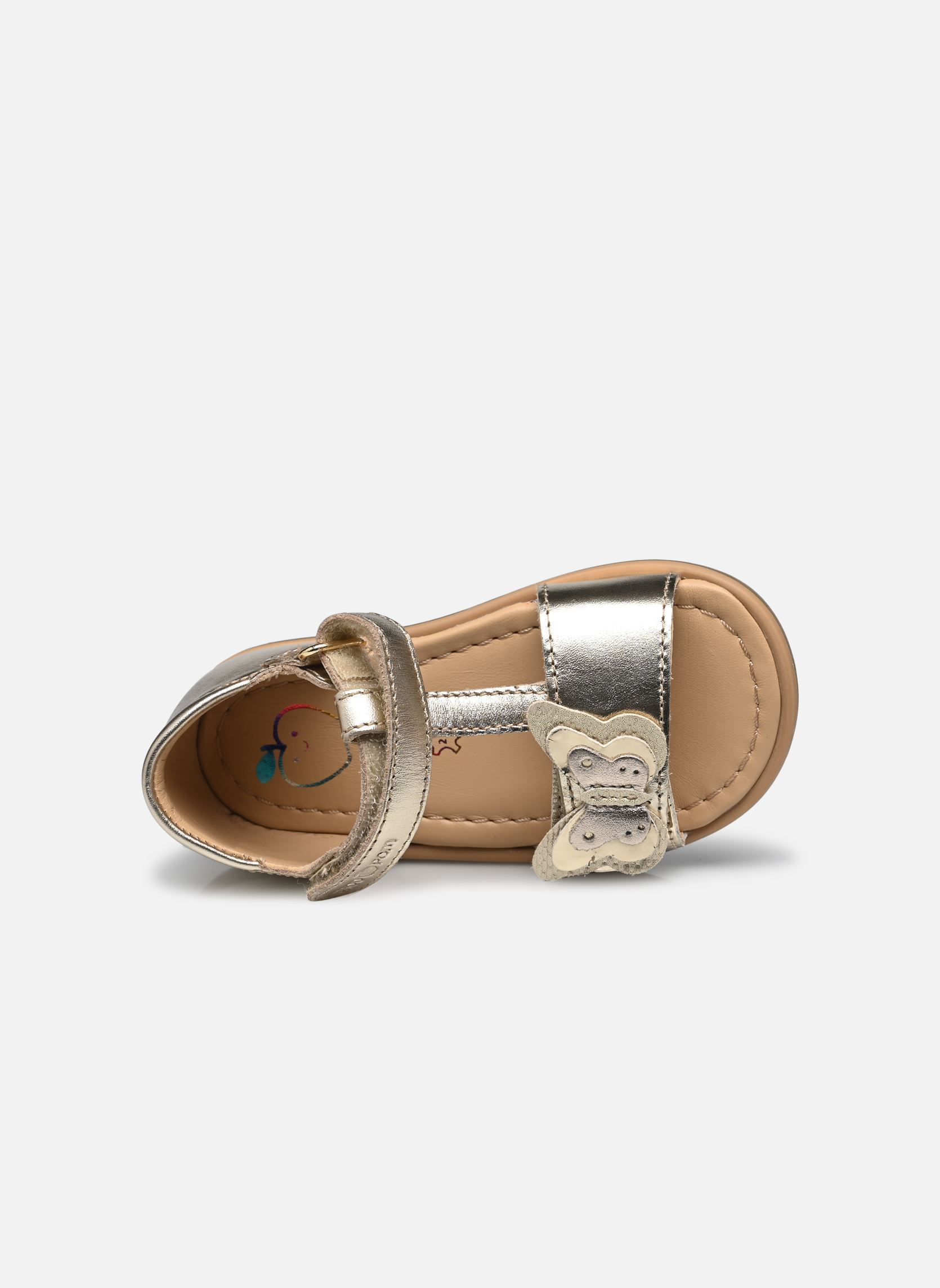 Sandales TITY FLY fille or et bronze Shoo Pom Sandales TITY FLY fille or et bronze PLATINE