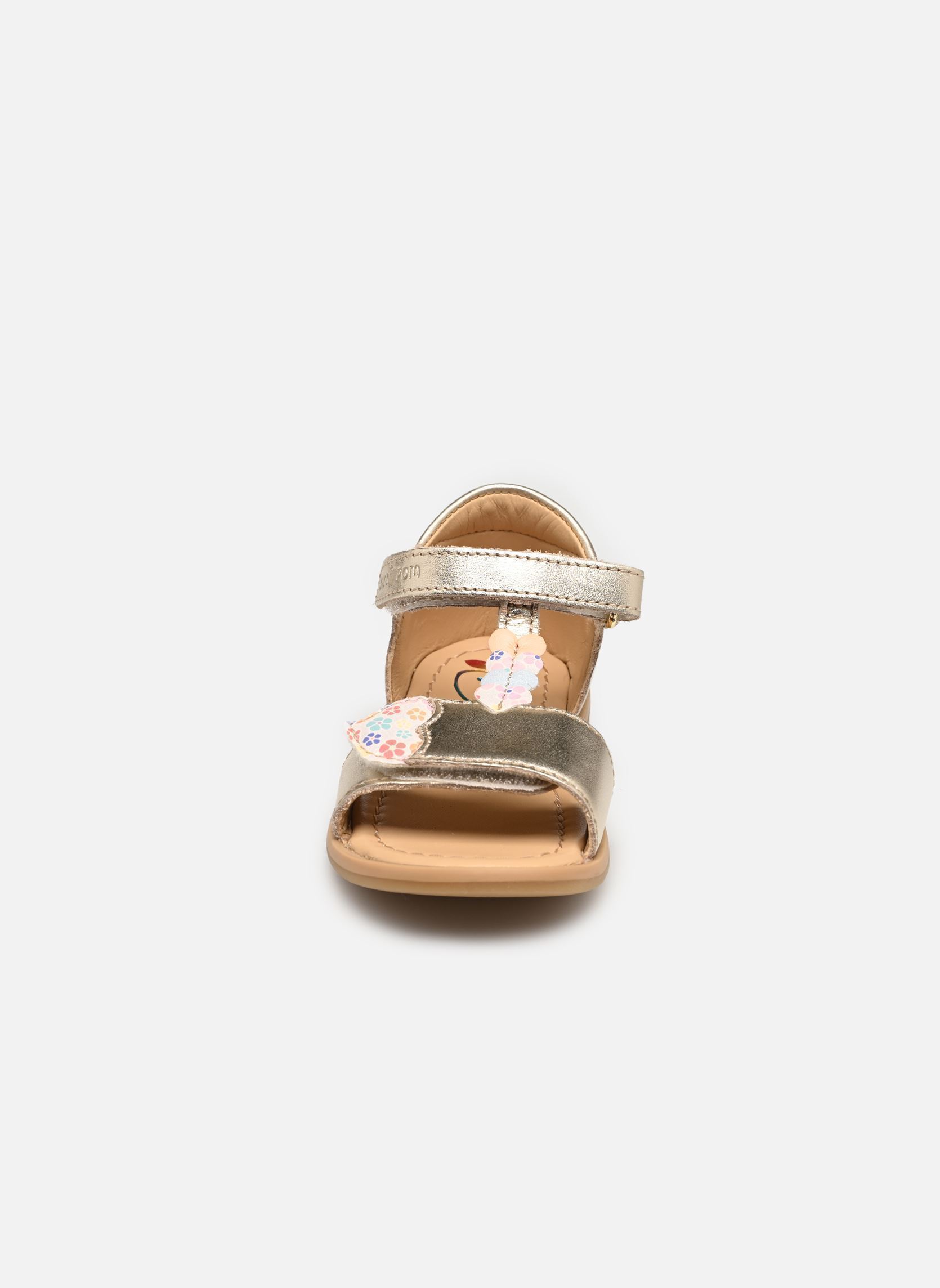 Sandalen TITY XOXO mädchen gold und bronze Shoo Pom Sandalen TITY XOXO mädchen gold und bronze PLATINA-MULTI