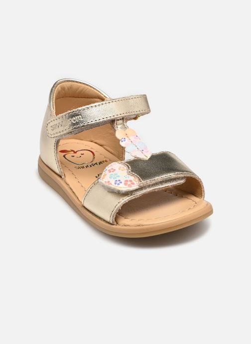 Shoo Pom Sandales TITY XOXO fille or et bronze