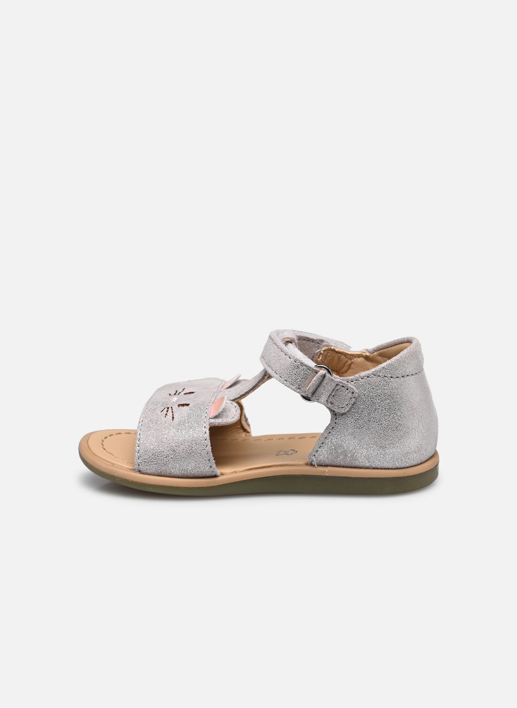 Sandalen TITY MOUSSE mädchen silber Shoo Pom Sandalen TITY MOUSSE mädchen silber ICE SILVER