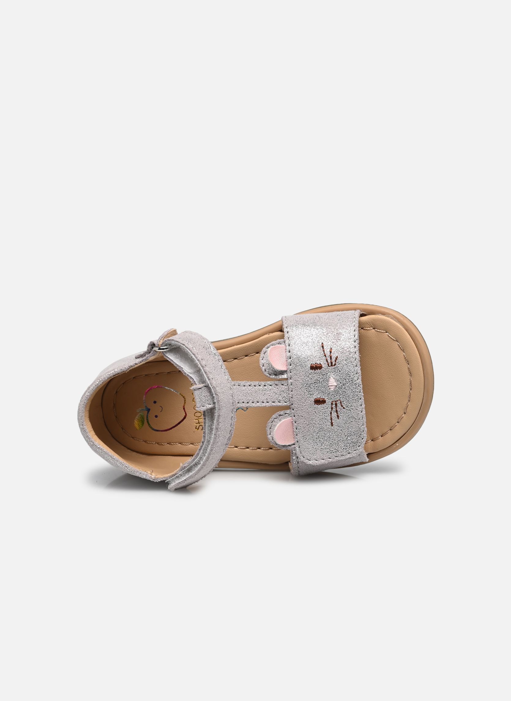 Sandalen TITY MOUSSE mädchen silber Shoo Pom Sandalen TITY MOUSSE mädchen silber ICE SILVER