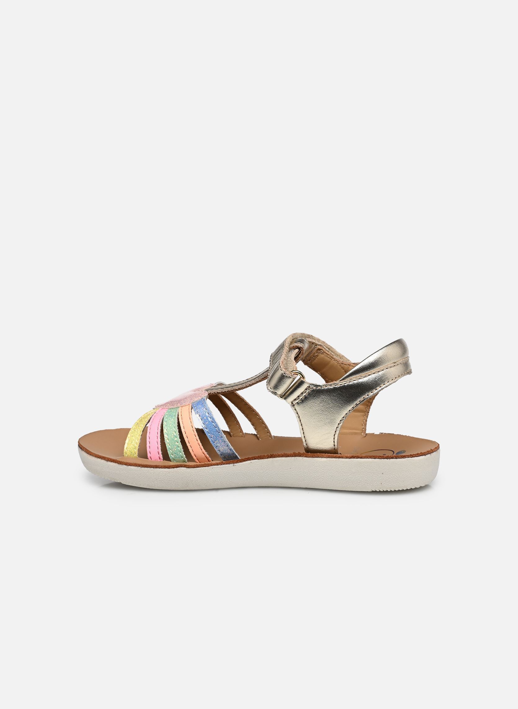 Sandales GOA OZ fille multicolore Shoo Pom Sandales GOA OZ fille multicolore PLATINE-MULTI