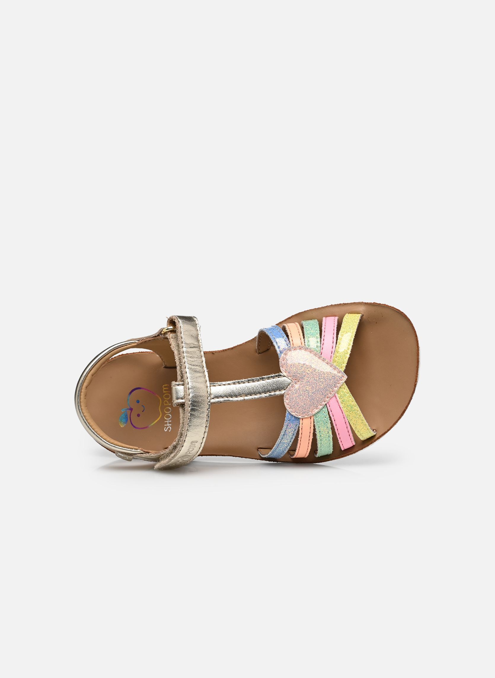 Sandales GOA OZ fille multicolore Shoo Pom Sandales GOA OZ fille multicolore PLATINE-MULTI