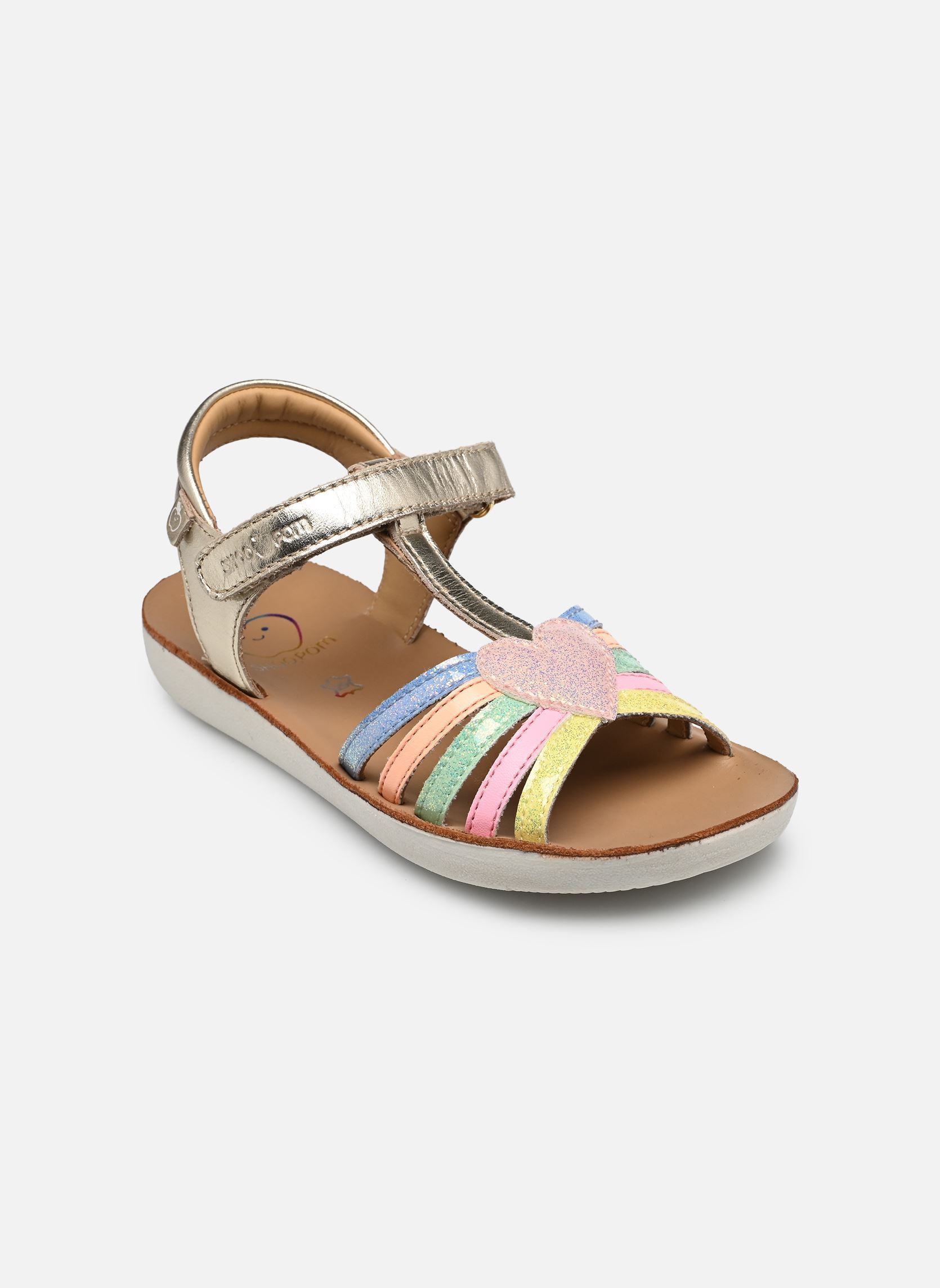Sandales GOA OZ fille multicolore Shoo Pom Sandales GOA OZ fille multicolore PLATINE-MULTI